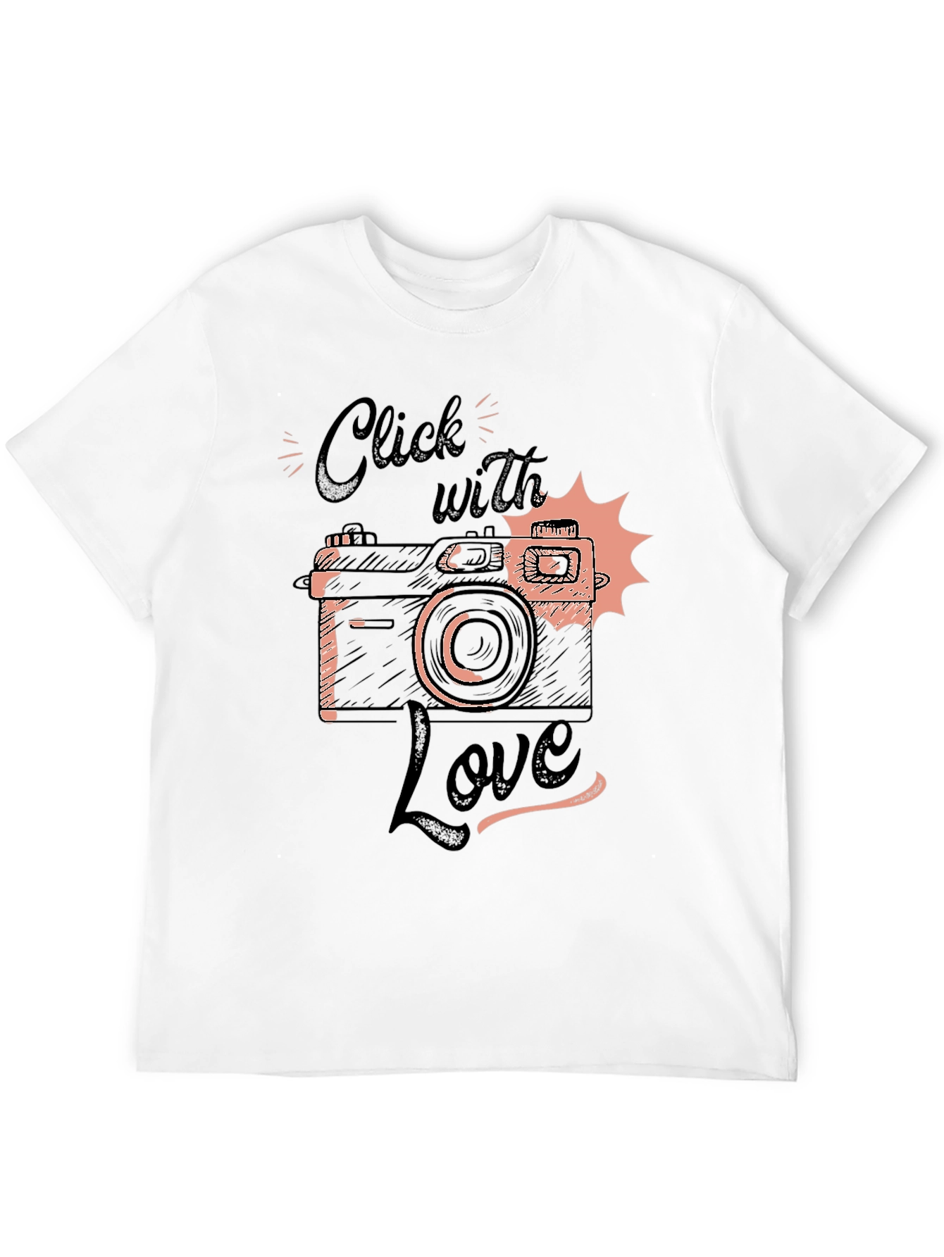 Click with Love T-Shirt - Camera Design
