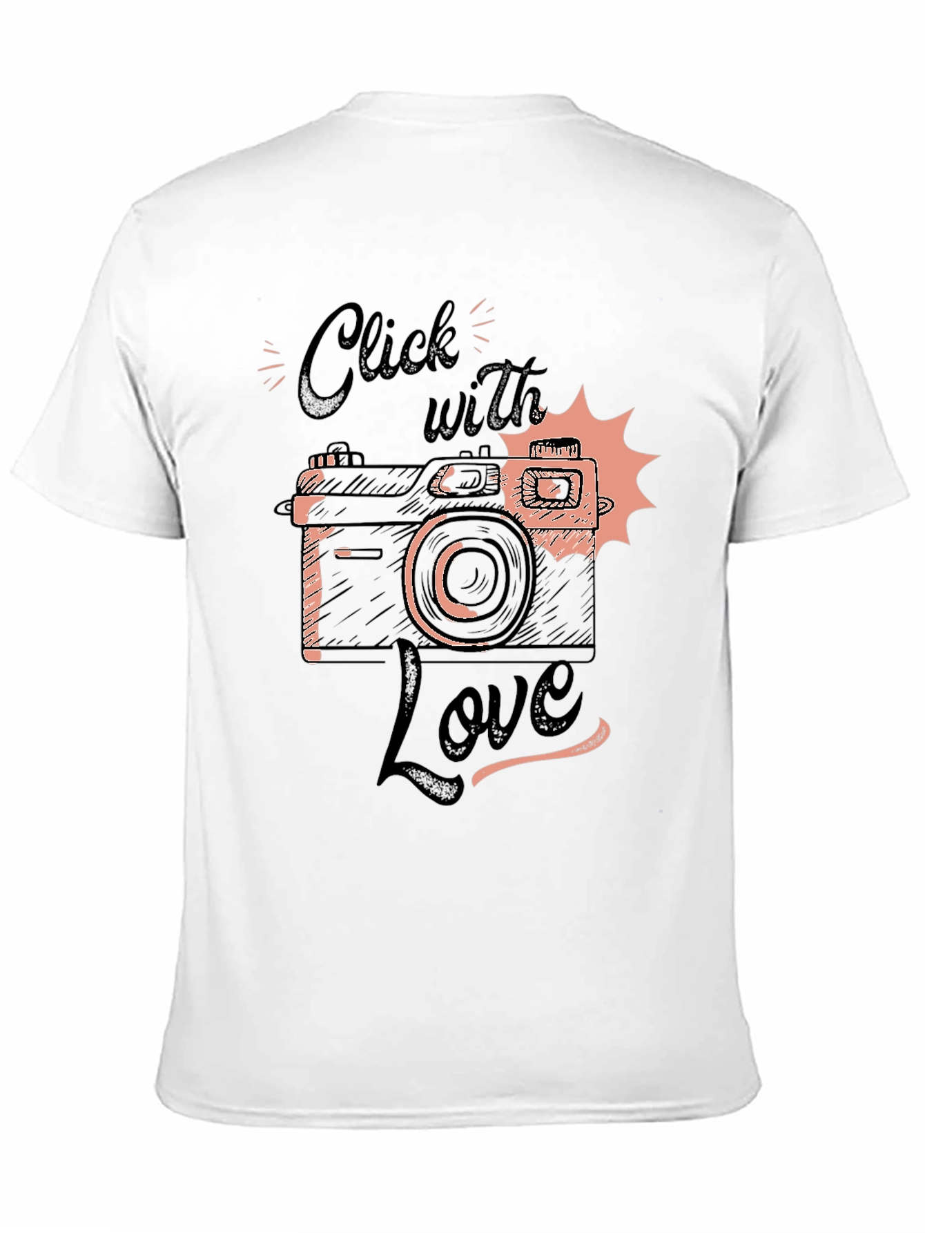 Click with Love T-Shirt - Camera Design