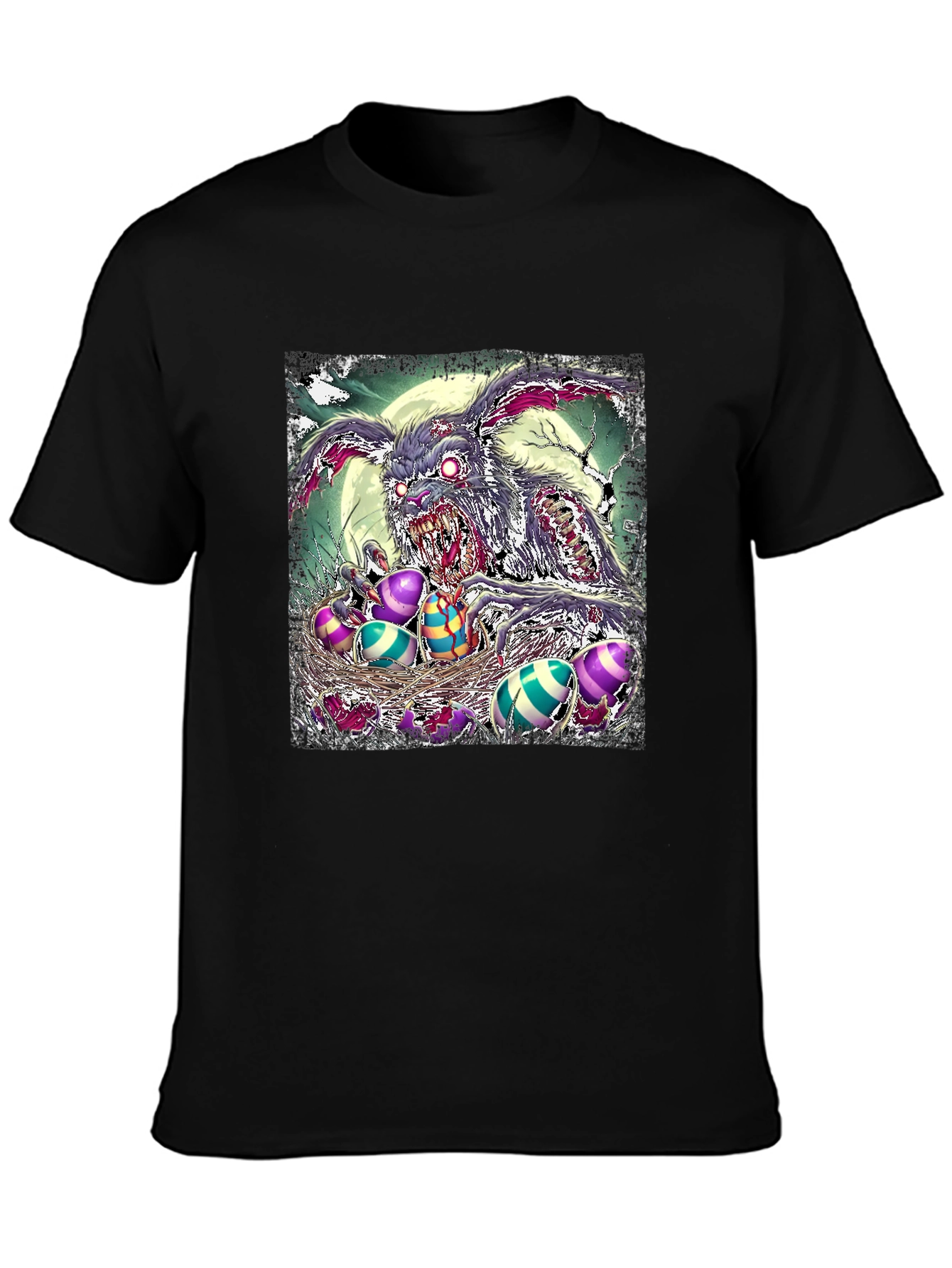 Zombie Easter Bunny T-Shirt - Horror Holiday Tee