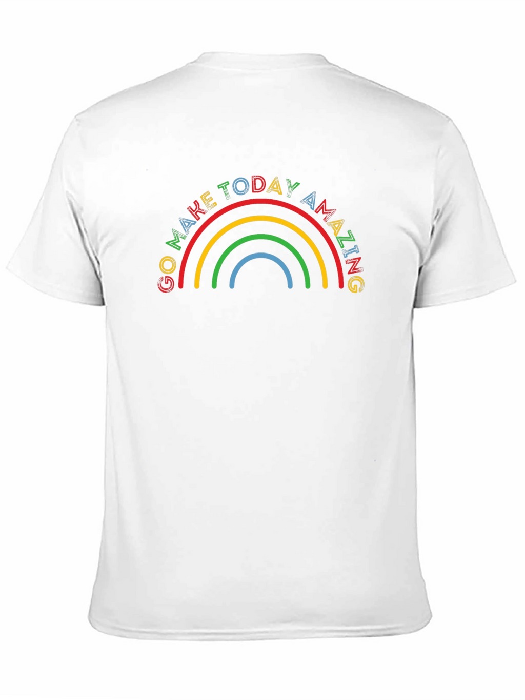 Rainbow Graphic T-Shirt - Make Today Amazing