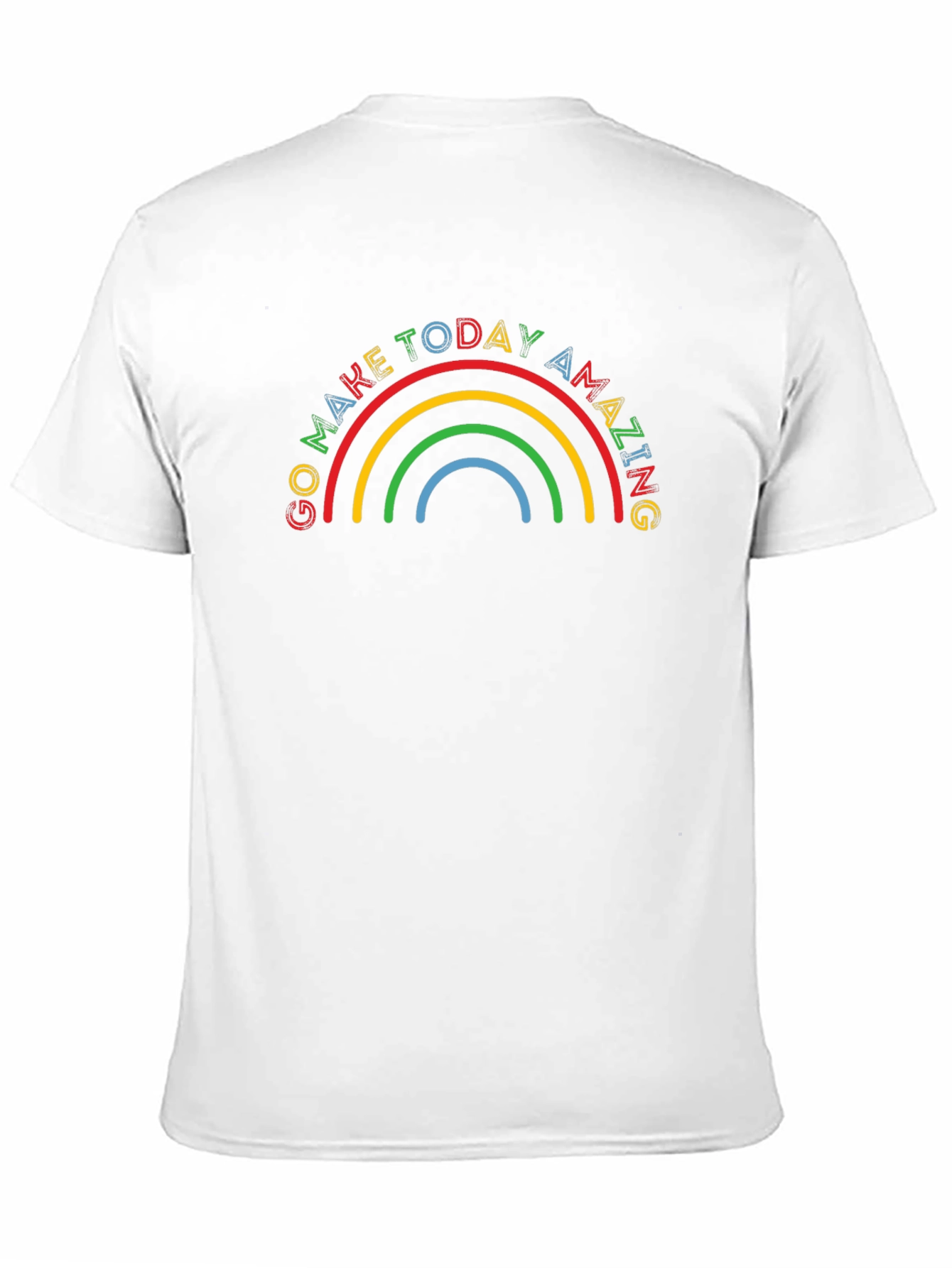 Rainbow Graphic T-Shirt - Make Today Amazing