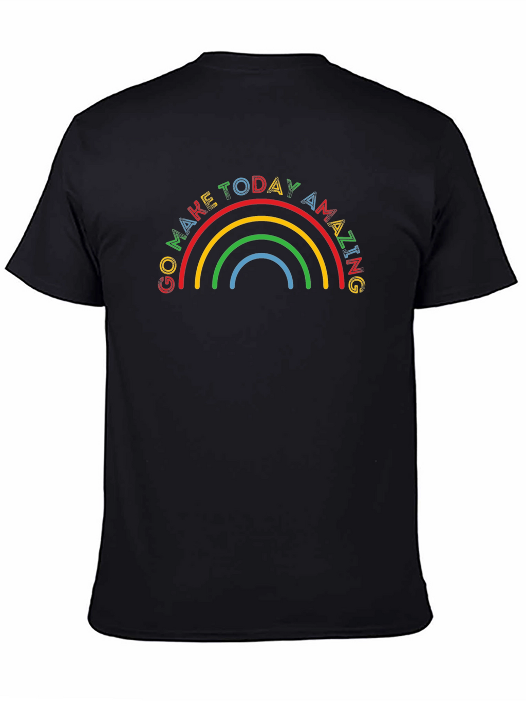 Rainbow Graphic T-Shirt - Make Today Amazing