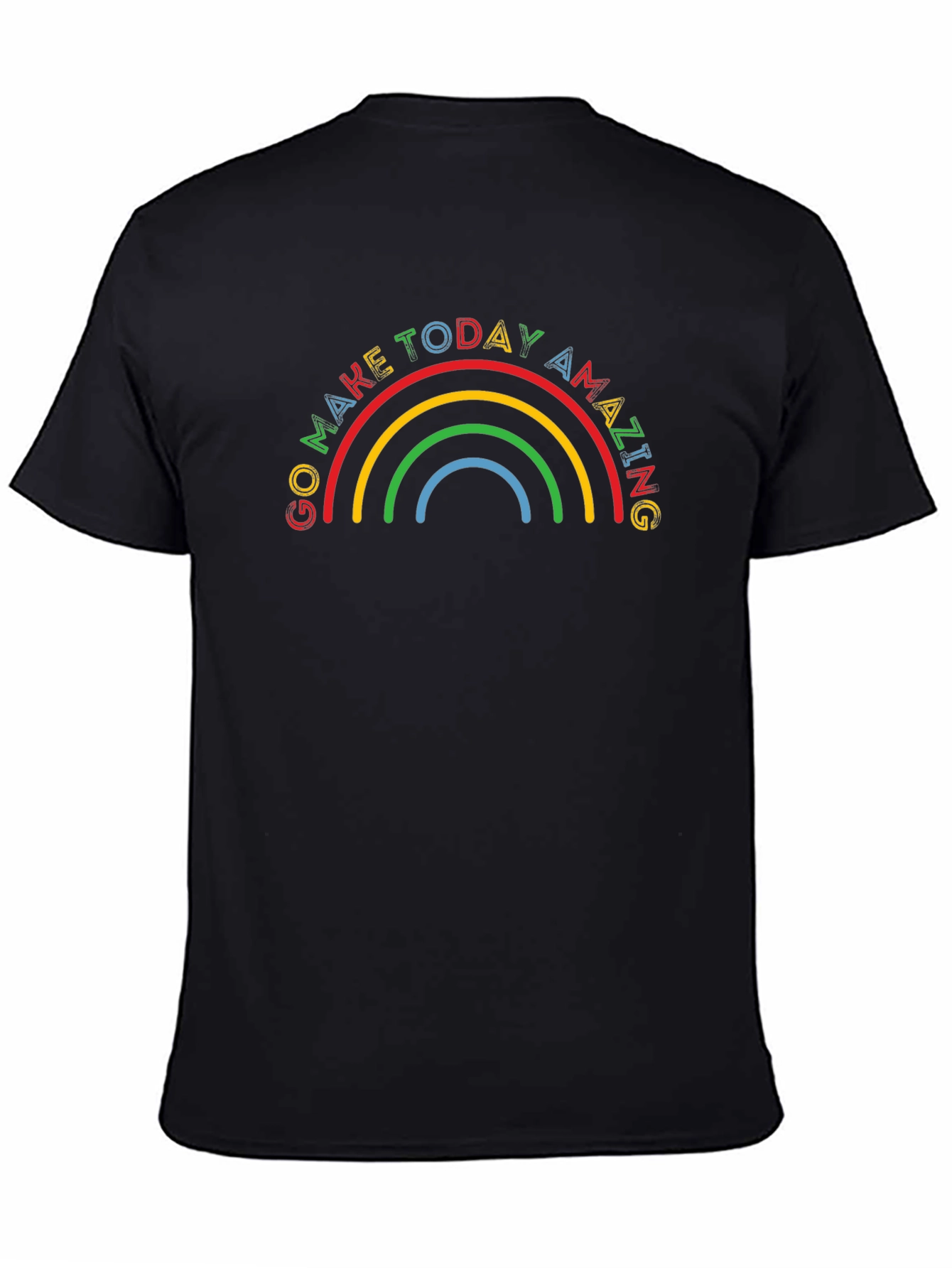 Rainbow Graphic T-Shirt - Make Today Amazing