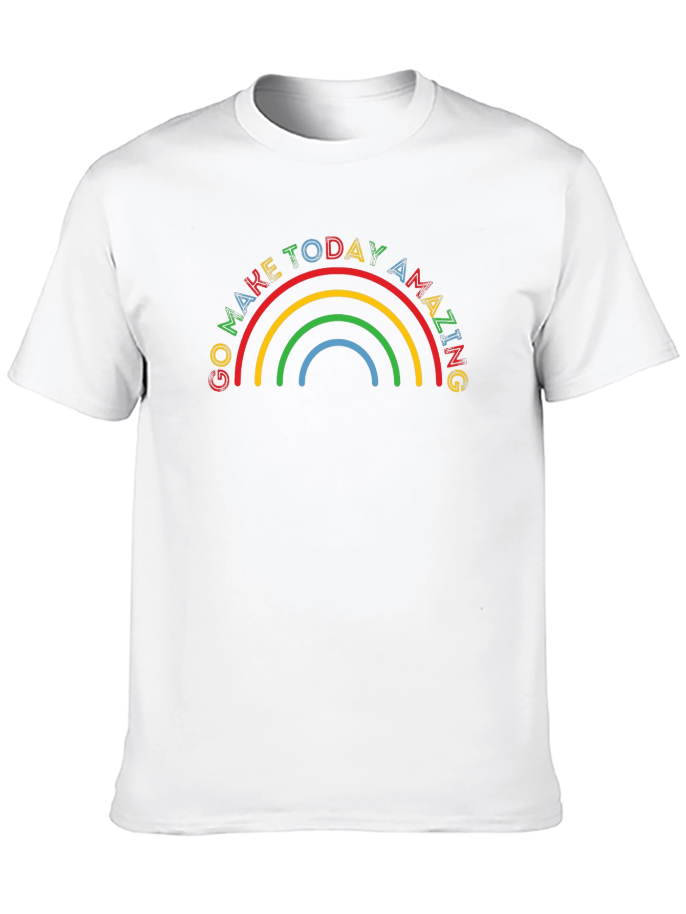 Rainbow Graphic T-Shirt - Make Today Amazing
