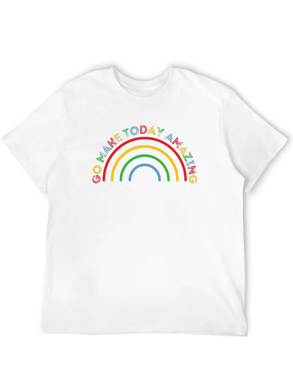Rainbow Graphic T-Shirt - Make Today Amazing