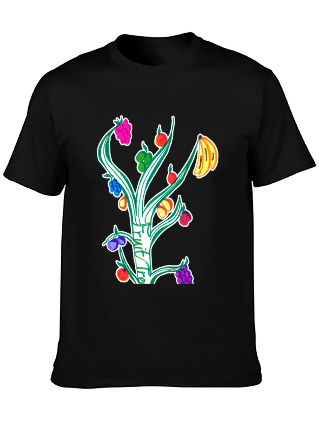 Fruit Tree Graphic T-Shirt - Unique Design