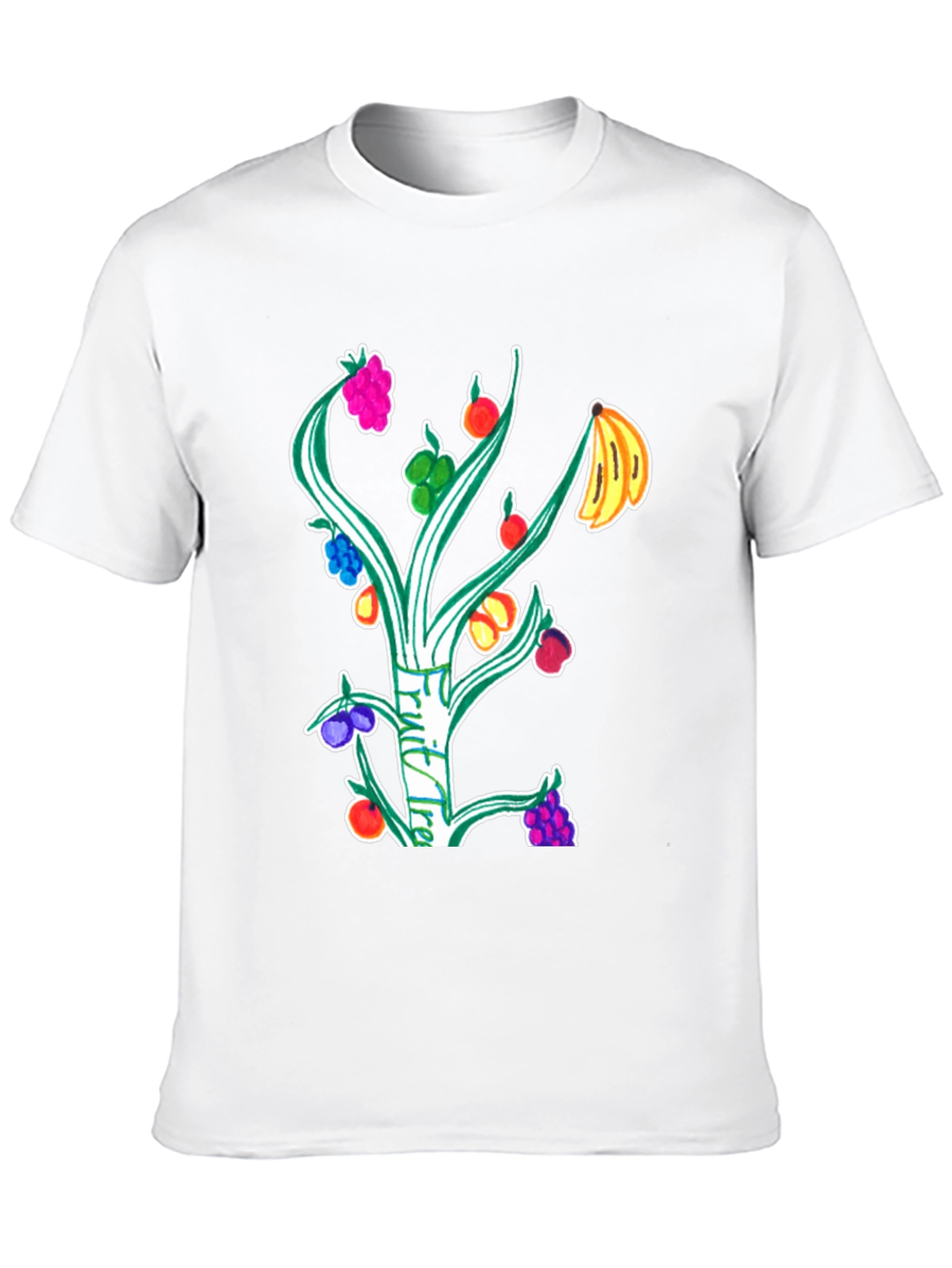 Fruit Tree Graphic T-Shirt - Unique Design