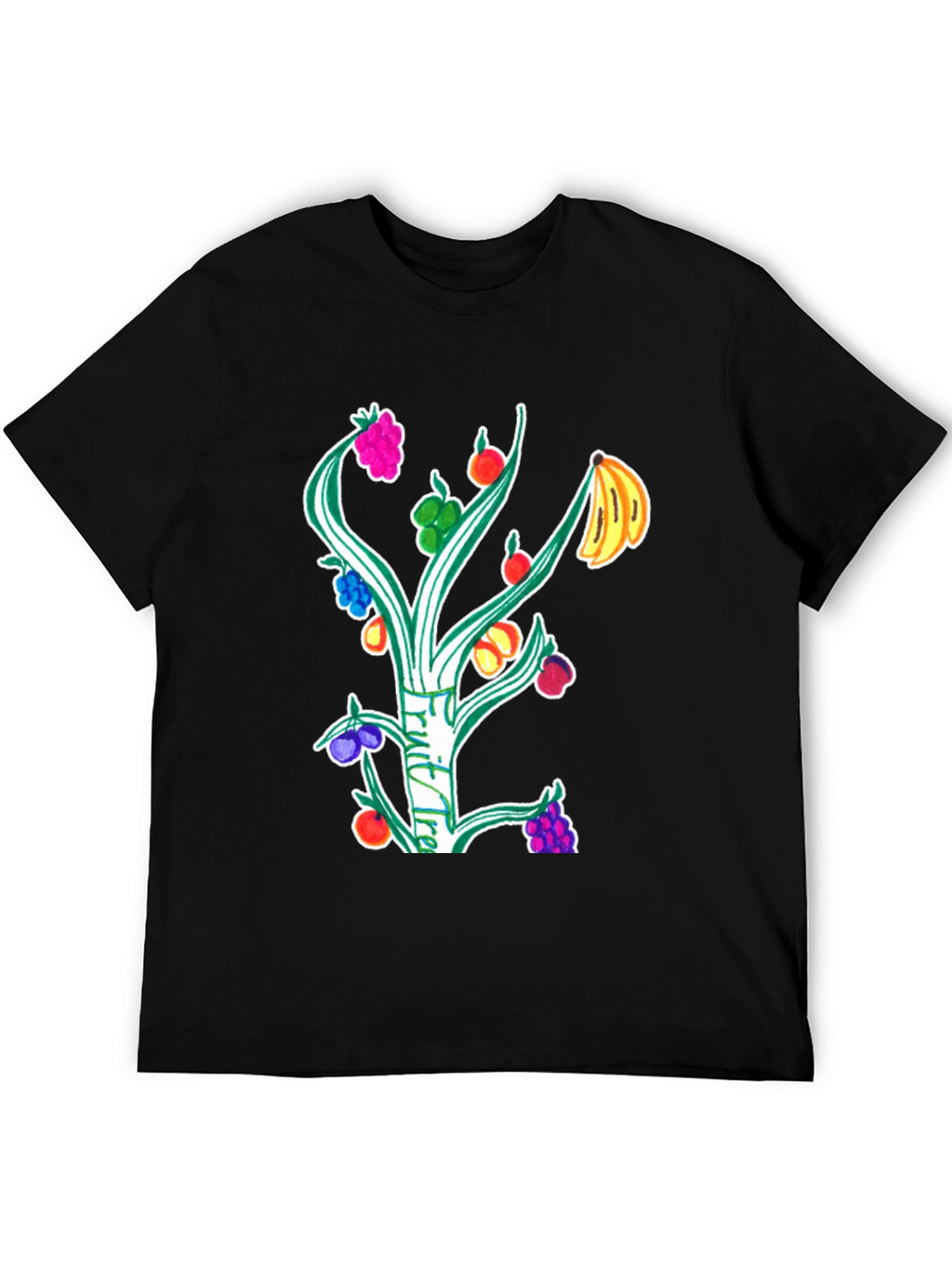 Fruit Tree Graphic T-Shirt - Unique Design