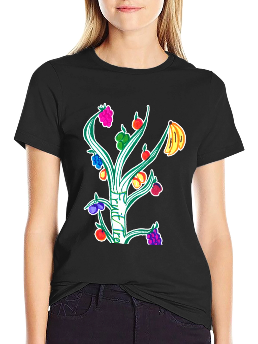 Fruit Tree Graphic T-Shirt - Unique Design