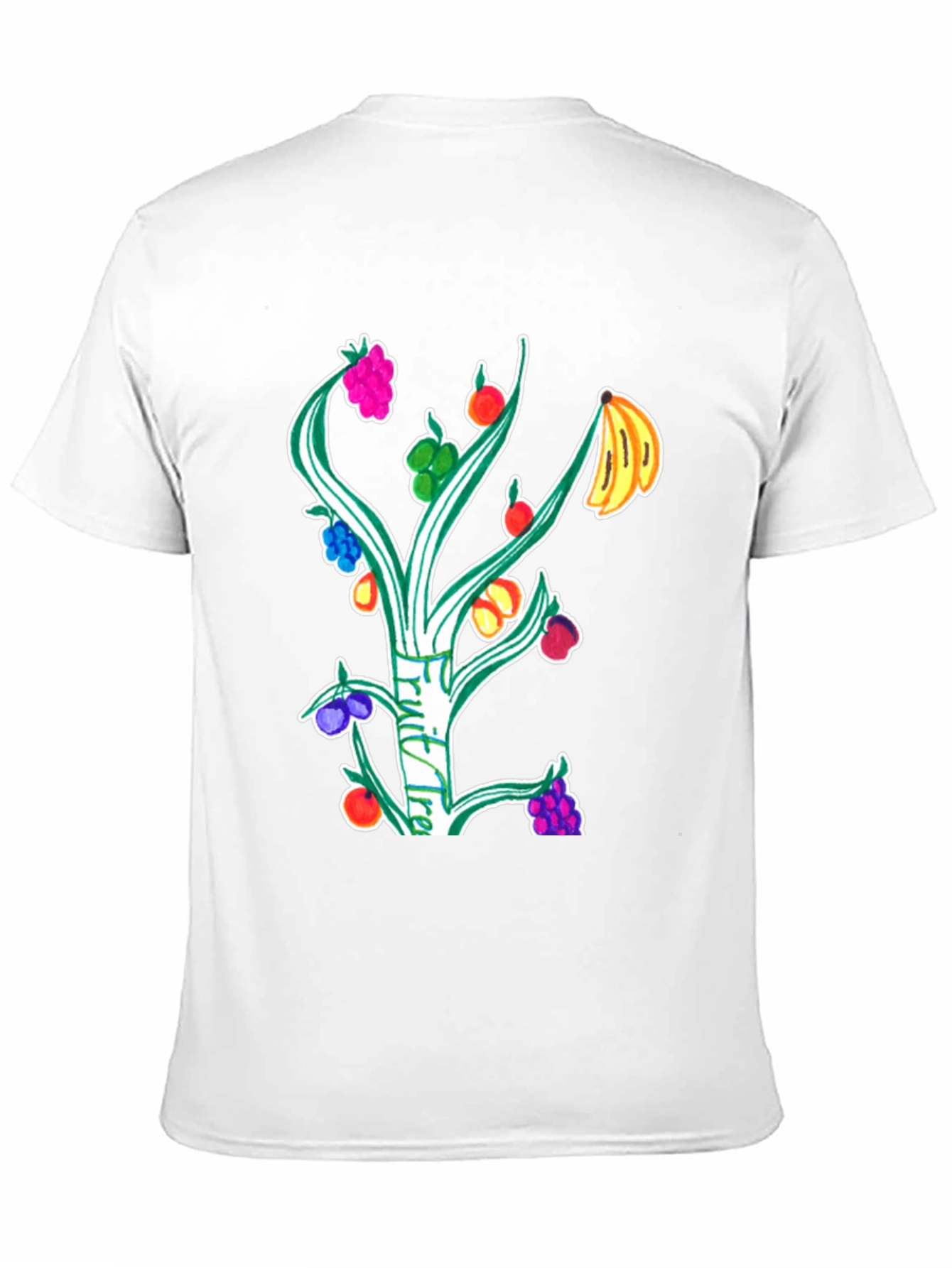 Fruit Tree Graphic T-Shirt - Unique Design