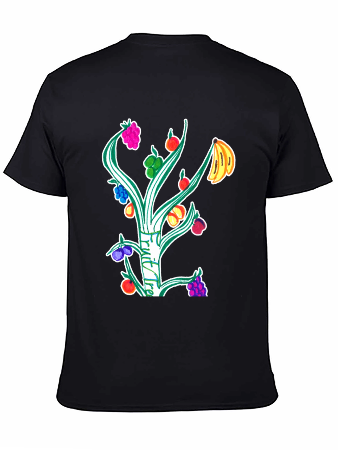 Fruit Tree Graphic T-Shirt - Unique Design