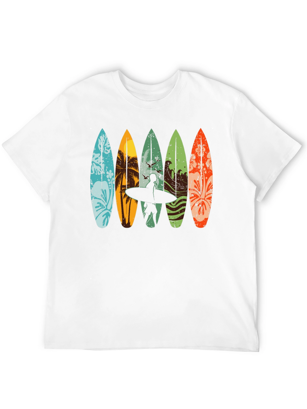 Surfboard Graphic T-Shirt - Beach Ready!