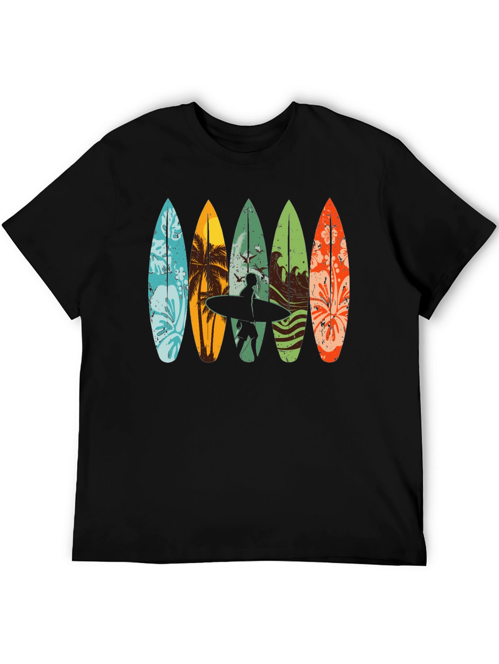 Surfboard Graphic T-Shirt - Beach Ready!