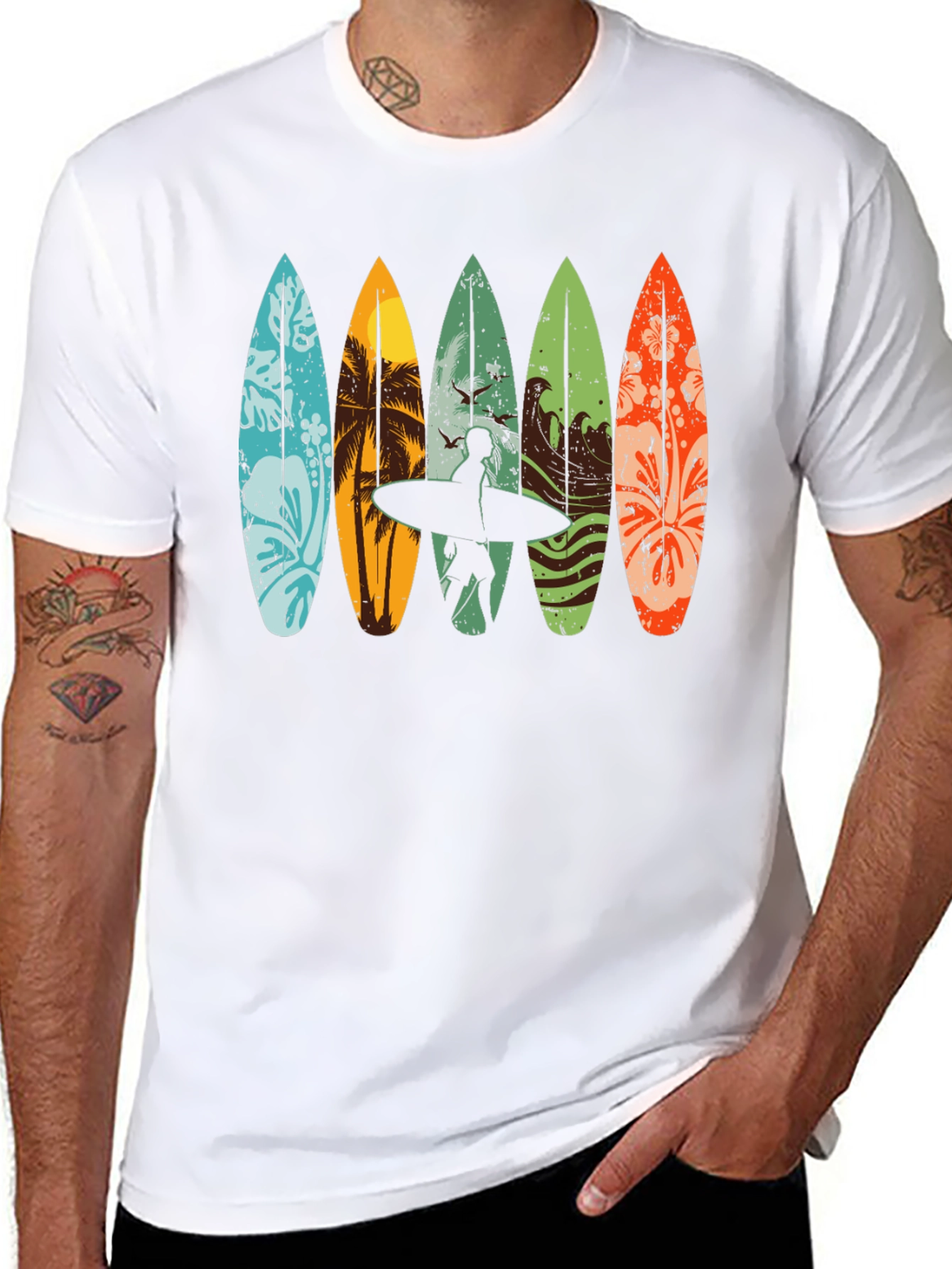Surfboard Graphic T-Shirt - Beach Ready!
