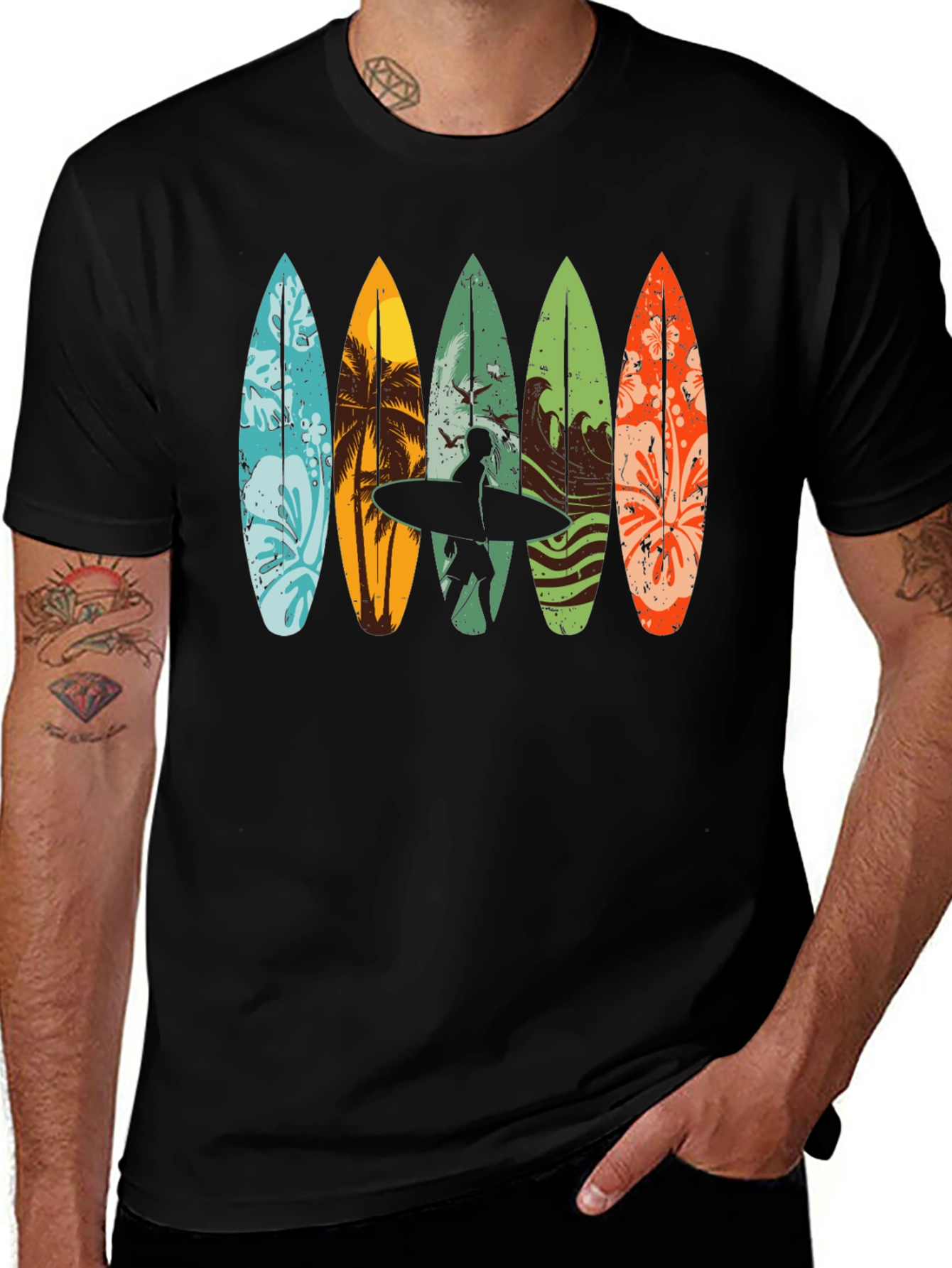 Surfboard Graphic T-Shirt - Beach Ready!