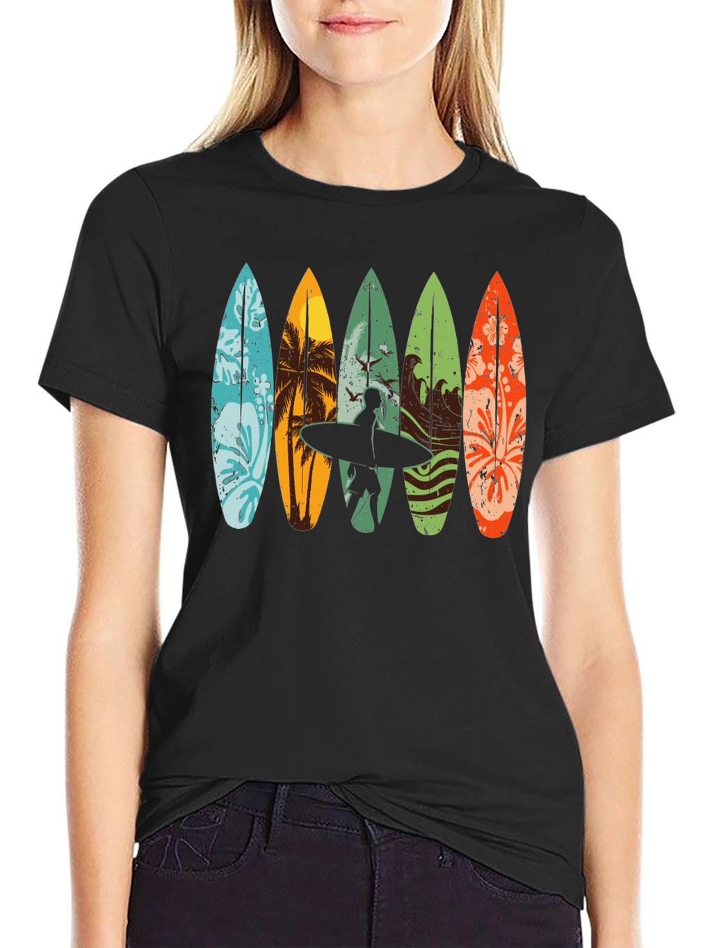 Surfboard Graphic T-Shirt - Beach Ready!