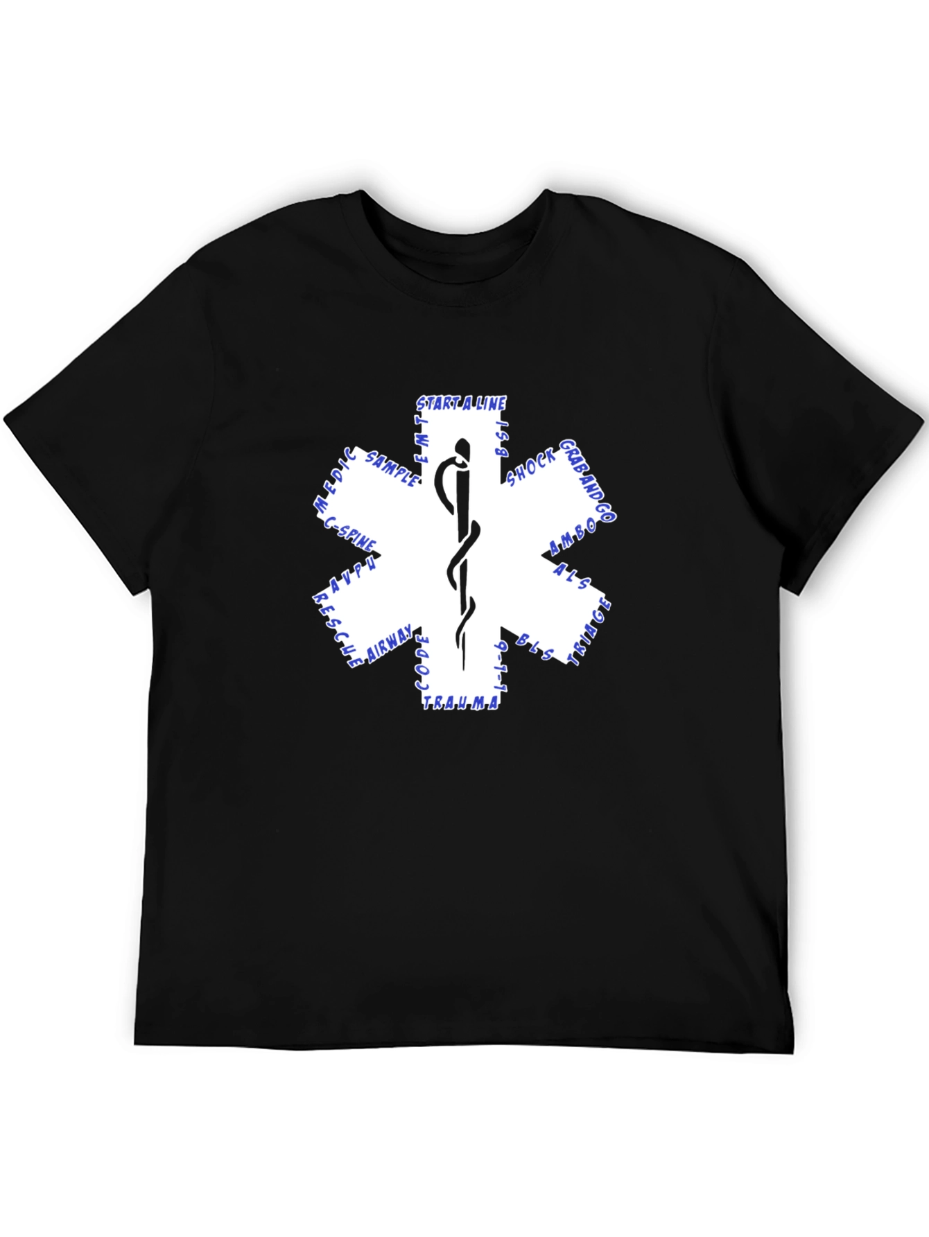 Star of Life EMS Medical First Responder T-Shirt