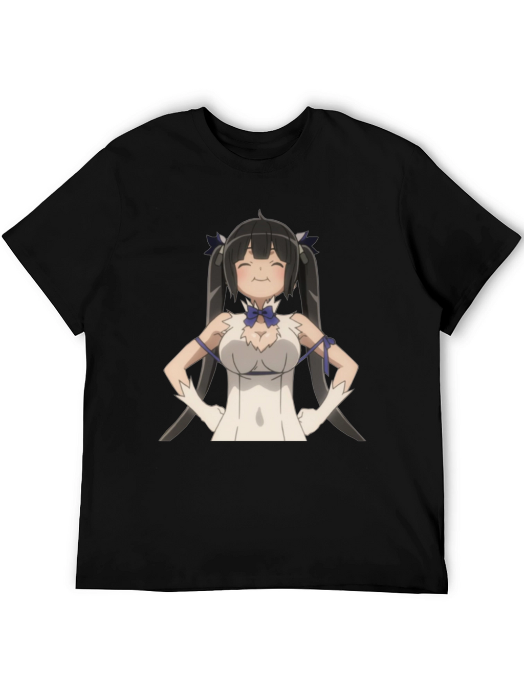Anime Character Graphic Black T-Shirt