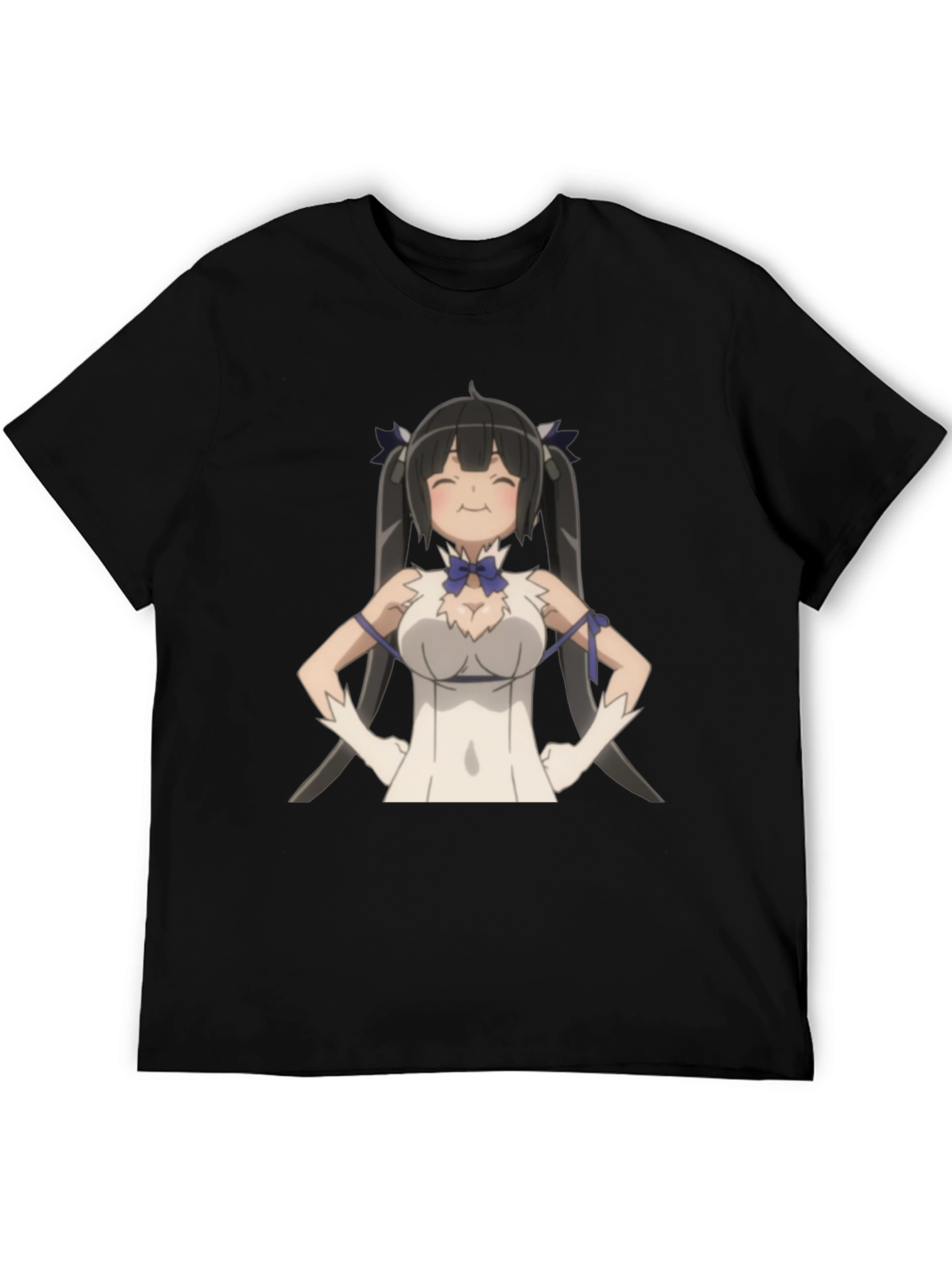 Anime Character Graphic Black T-Shirt