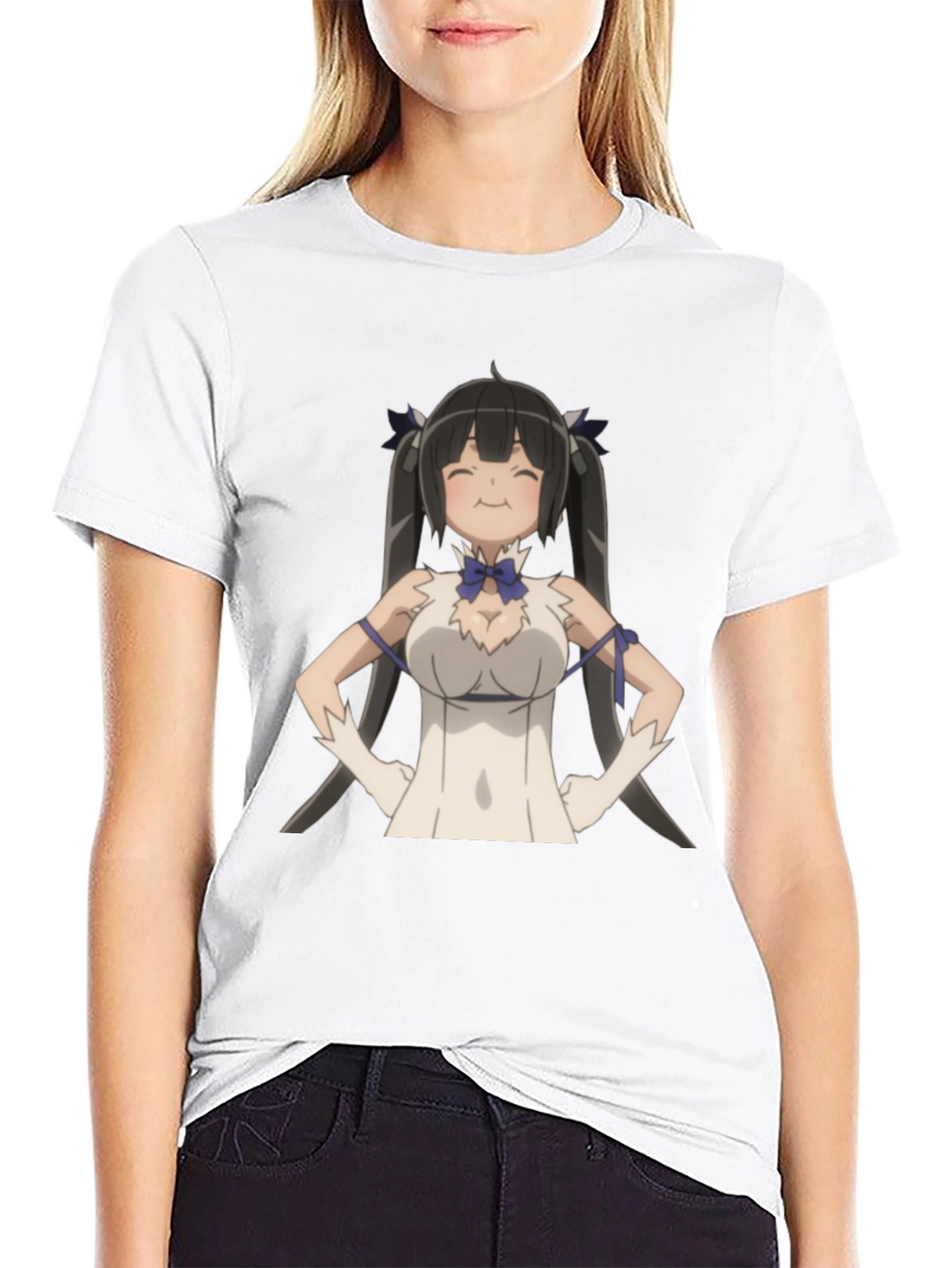 Anime Character Graphic Black T-Shirt