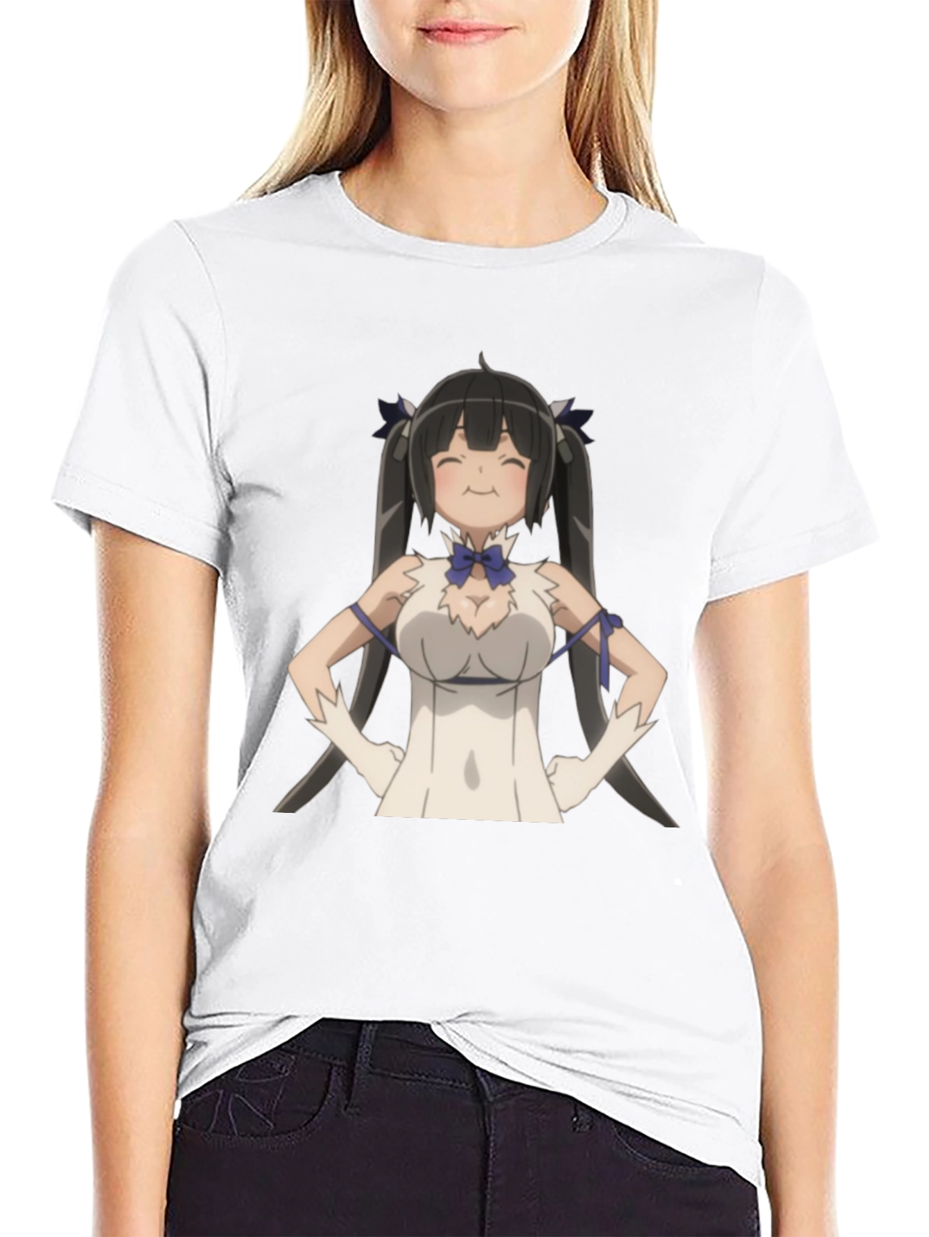 Anime Character Graphic Black T-Shirt