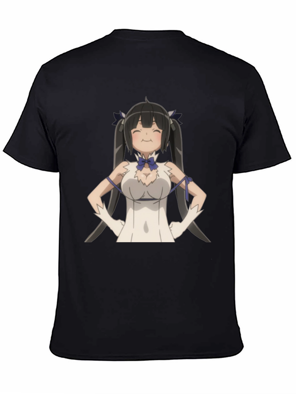 Anime Character Graphic Black T-Shirt