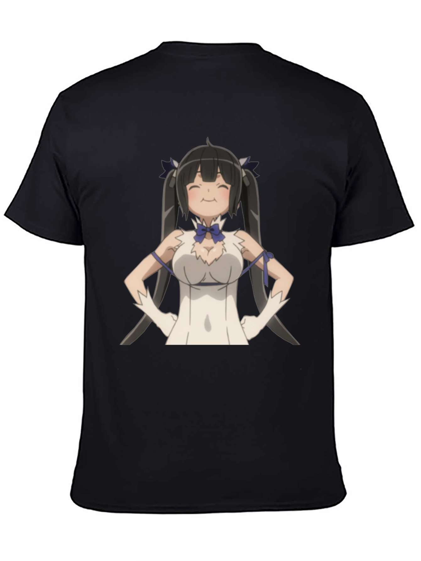 Anime Character Graphic Black T-Shirt