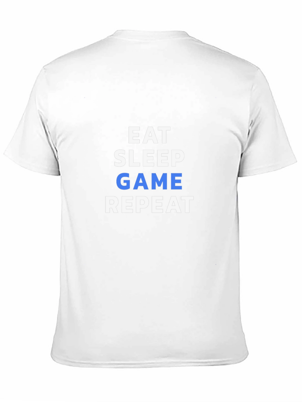 Eat Sleep Game Repeat Black T-Shirt