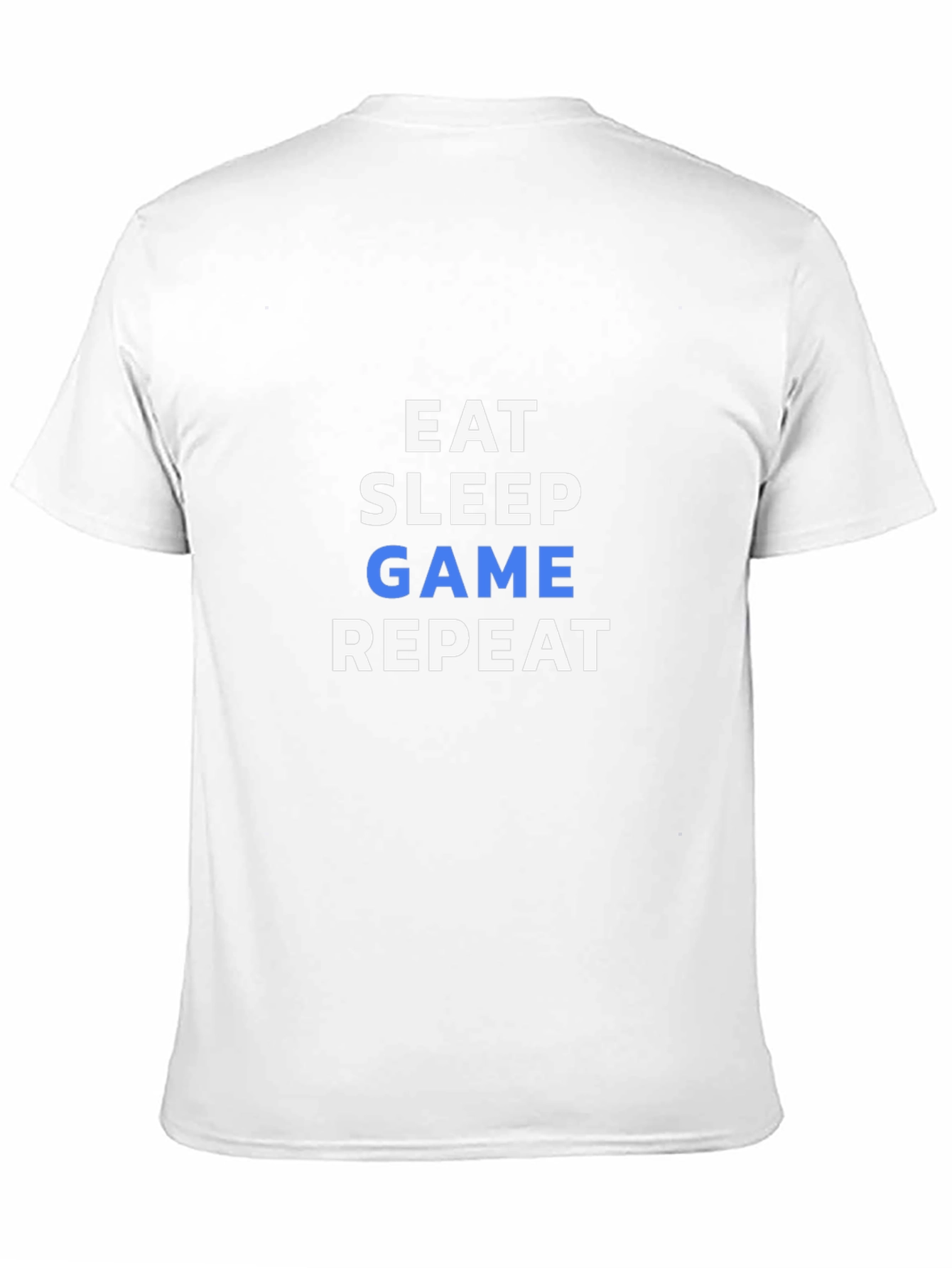 Eat Sleep Game Repeat Black T-Shirt