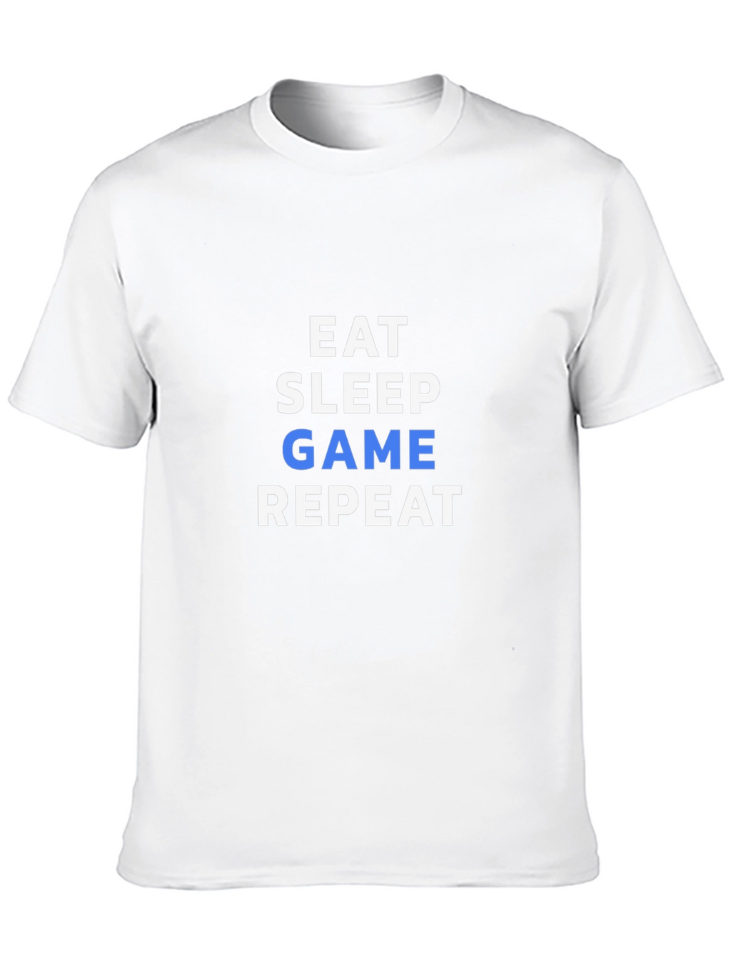 Eat Sleep Game Repeat Black T-Shirt