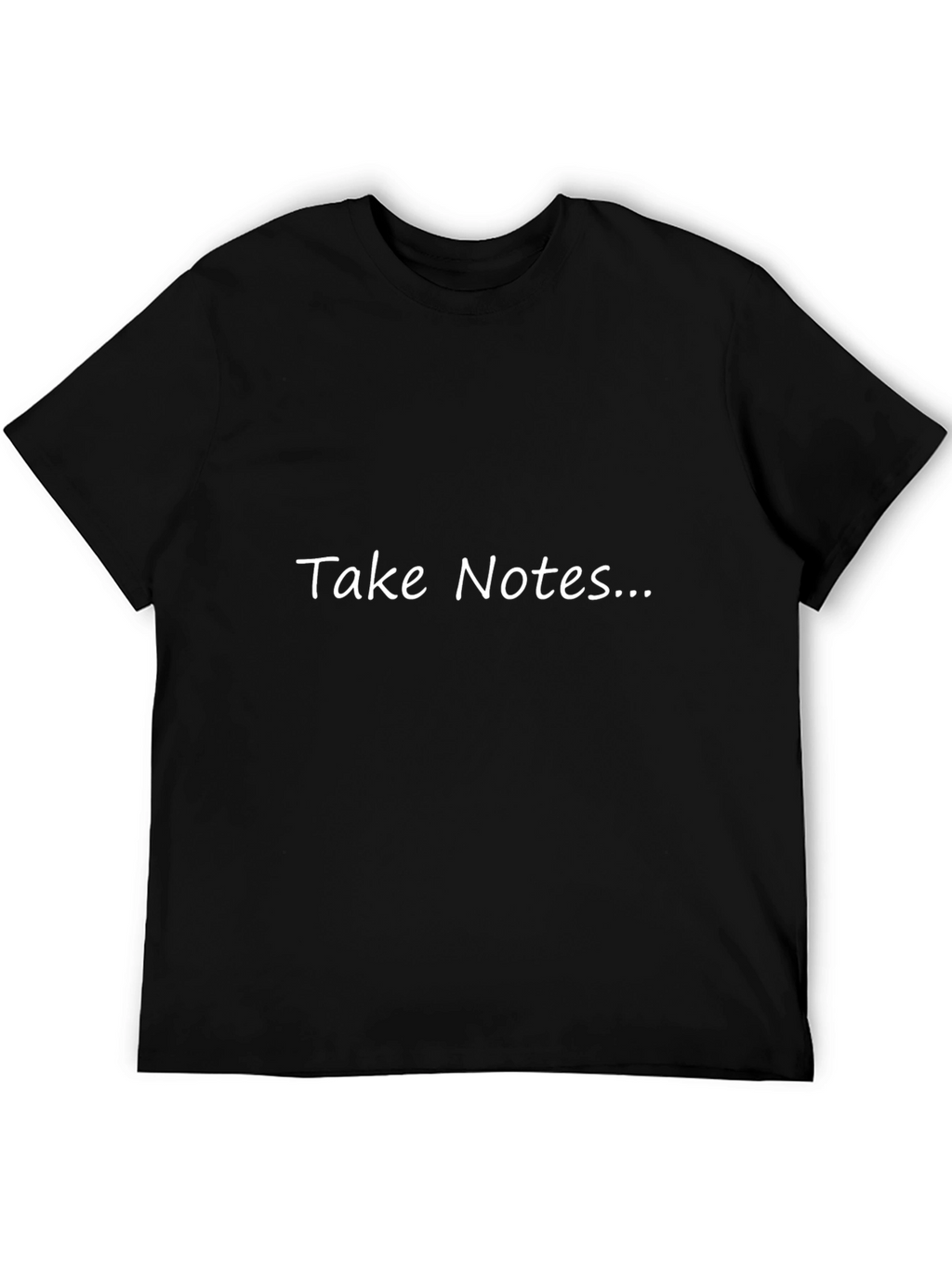 Take Notes Black Graphic Tee