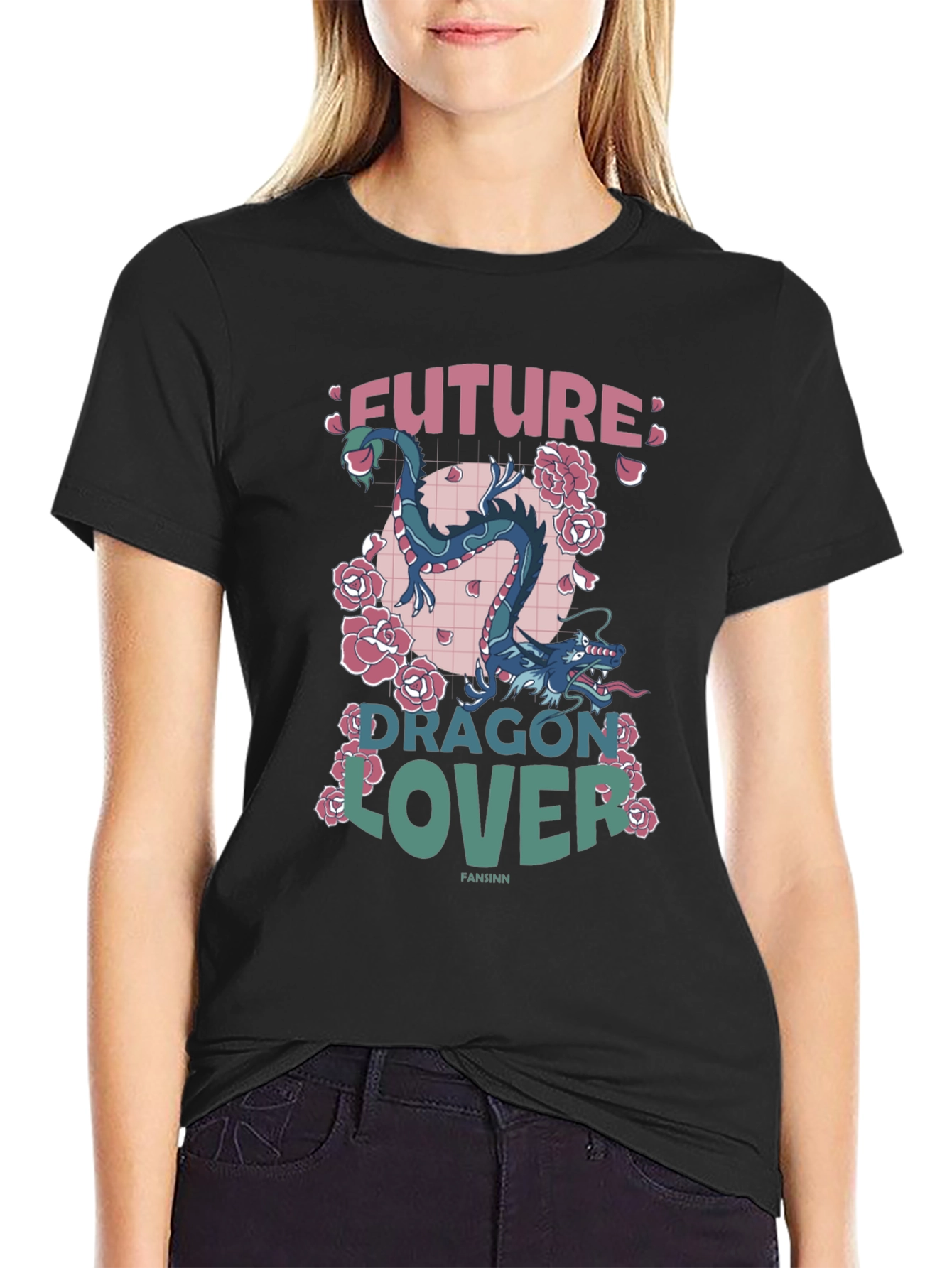 Future Dragon Lover Graphic T-Shirt