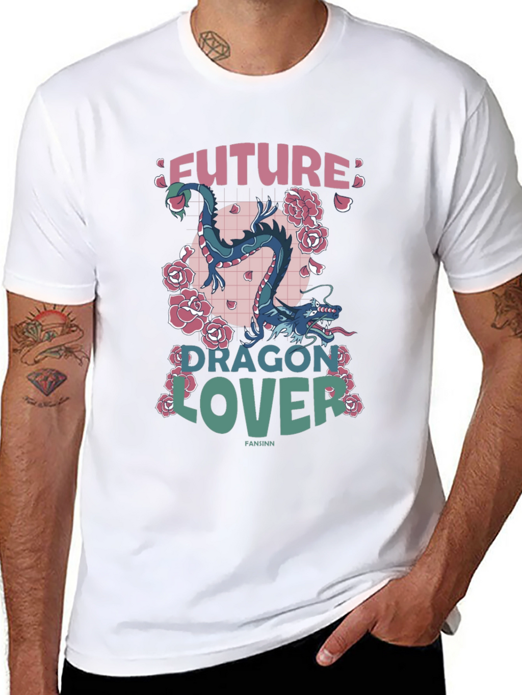 Future Dragon Lover Graphic T-Shirt