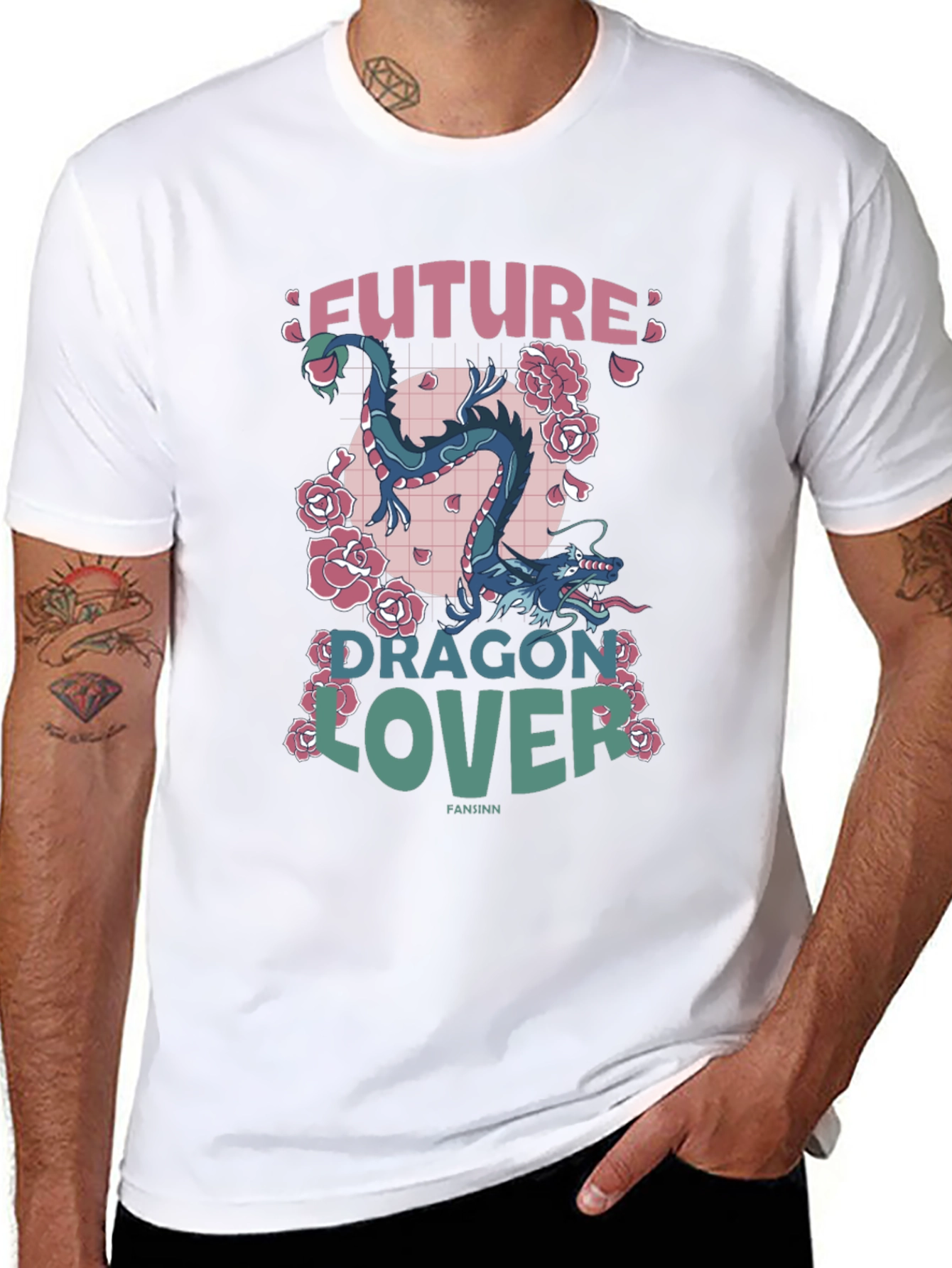 Future Dragon Lover Graphic T-Shirt
