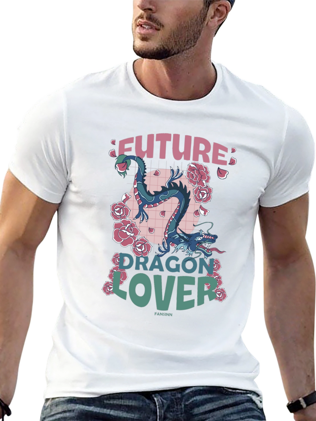 Future Dragon Lover Graphic T-Shirt