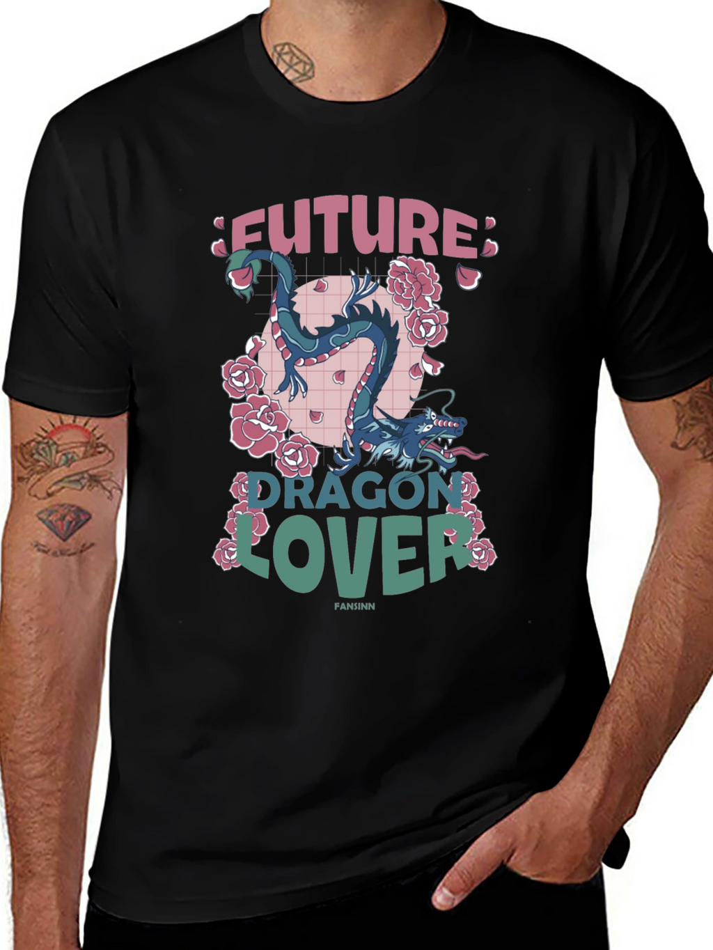 Future Dragon Lover Graphic T-Shirt