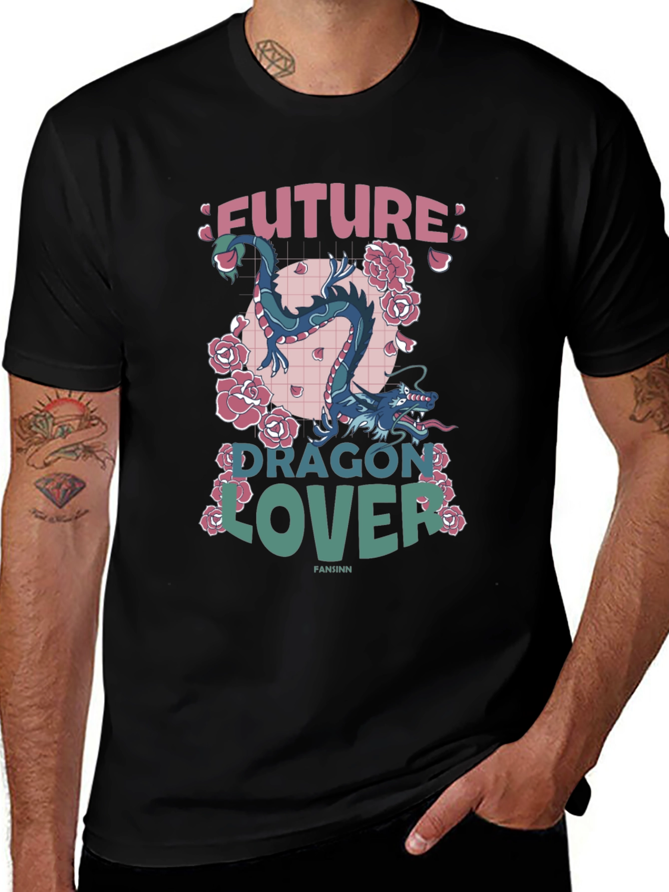 Future Dragon Lover Graphic T-Shirt