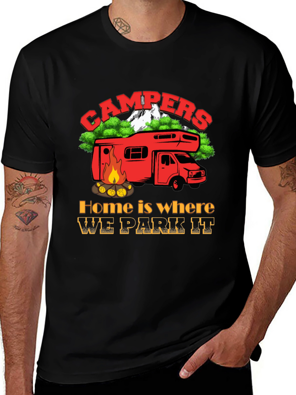 Campers Home RV T-Shirt