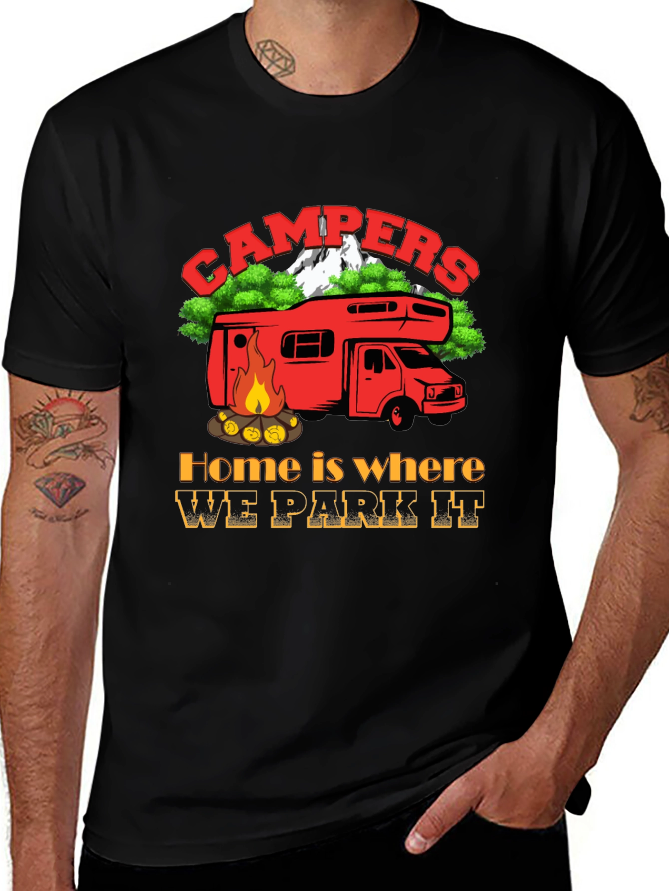 Campers Home RV T-Shirt