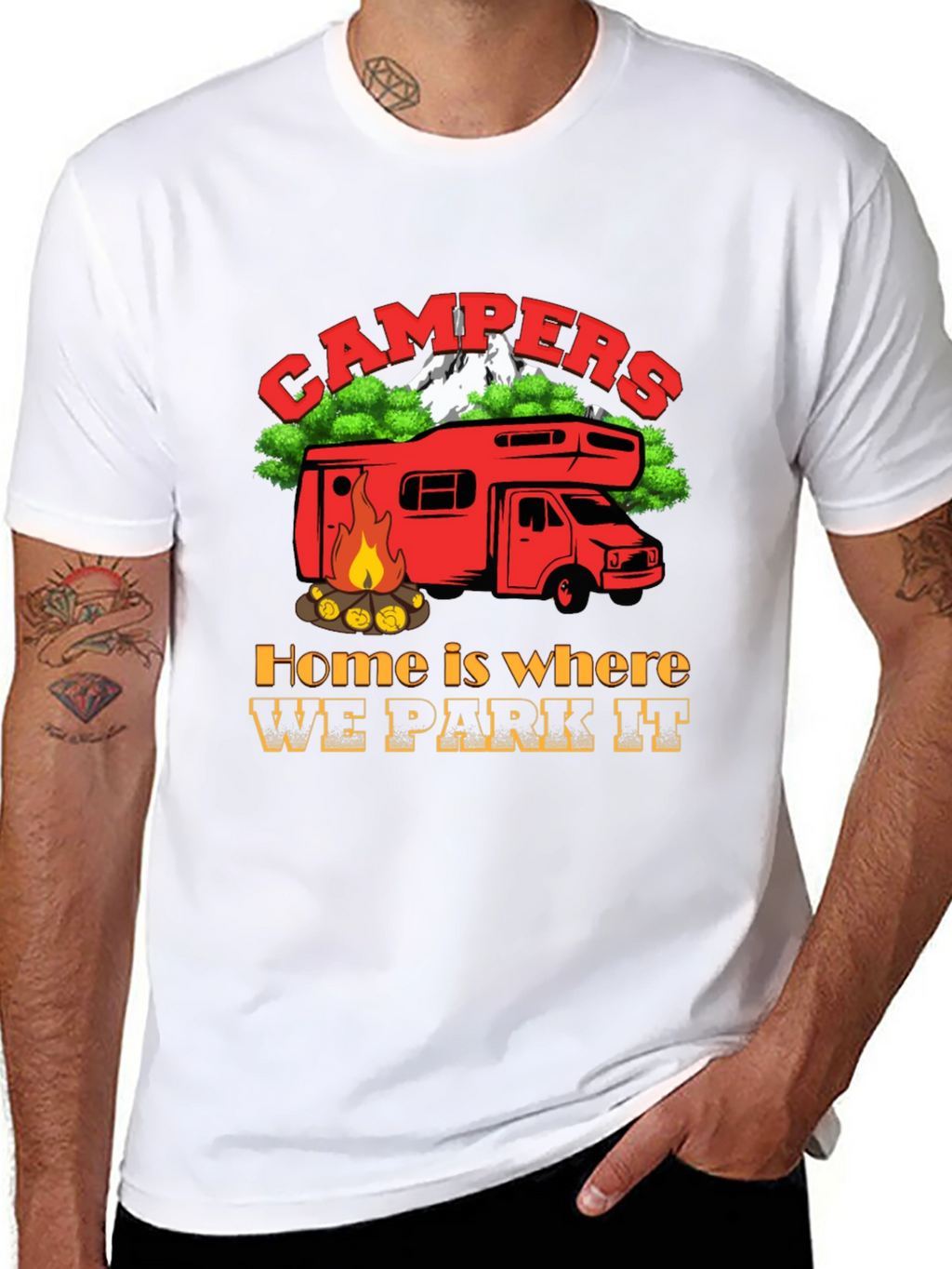 Campers Home RV T-Shirt