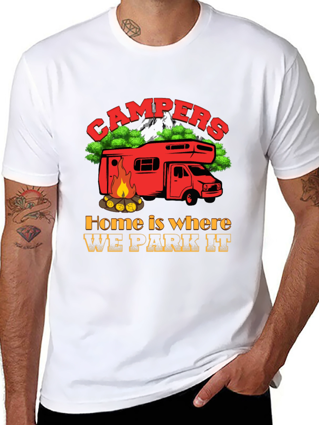 Campers Home RV T-Shirt