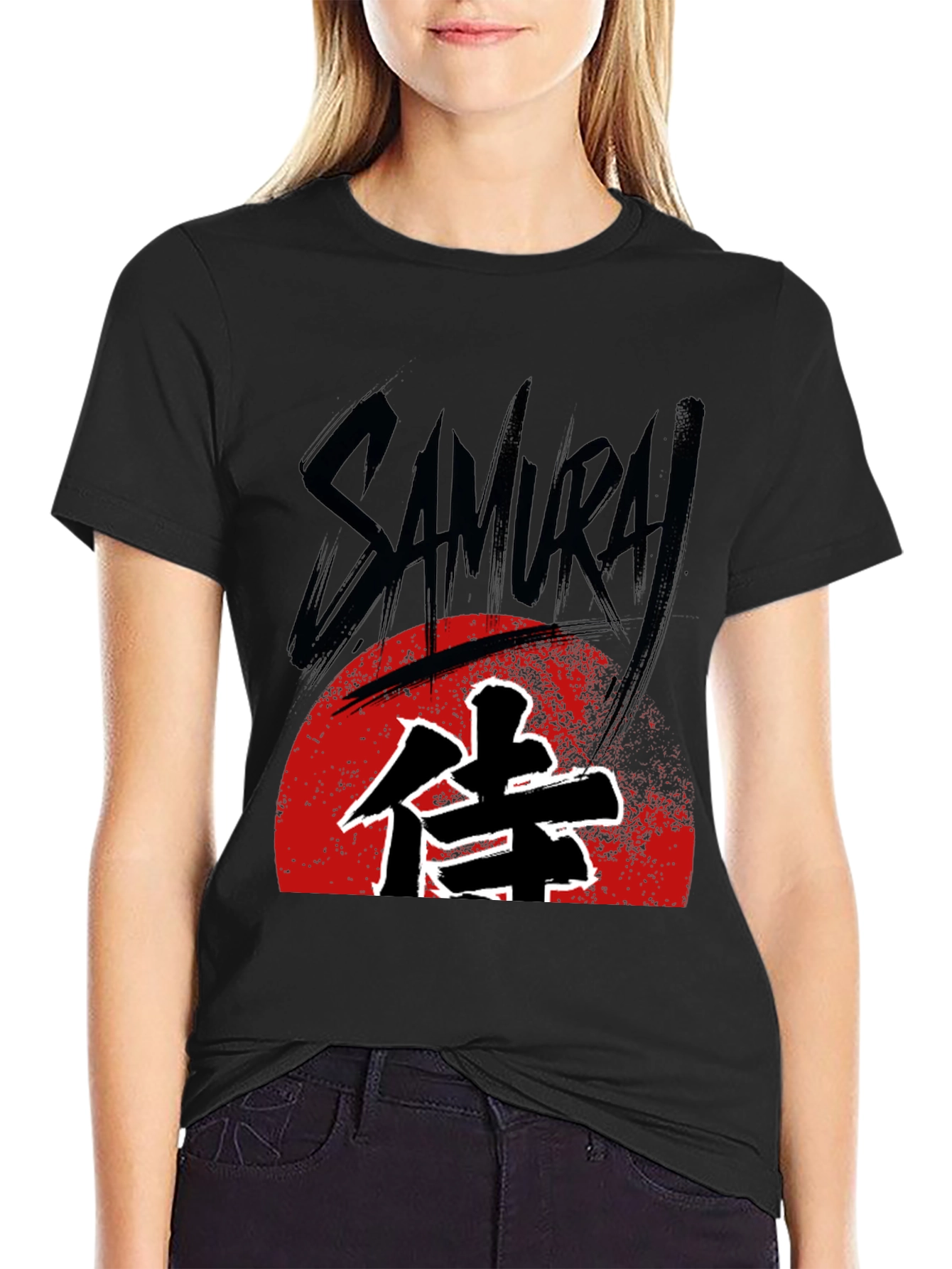 Samurai Graphic Tee - Japanese Warrior Style