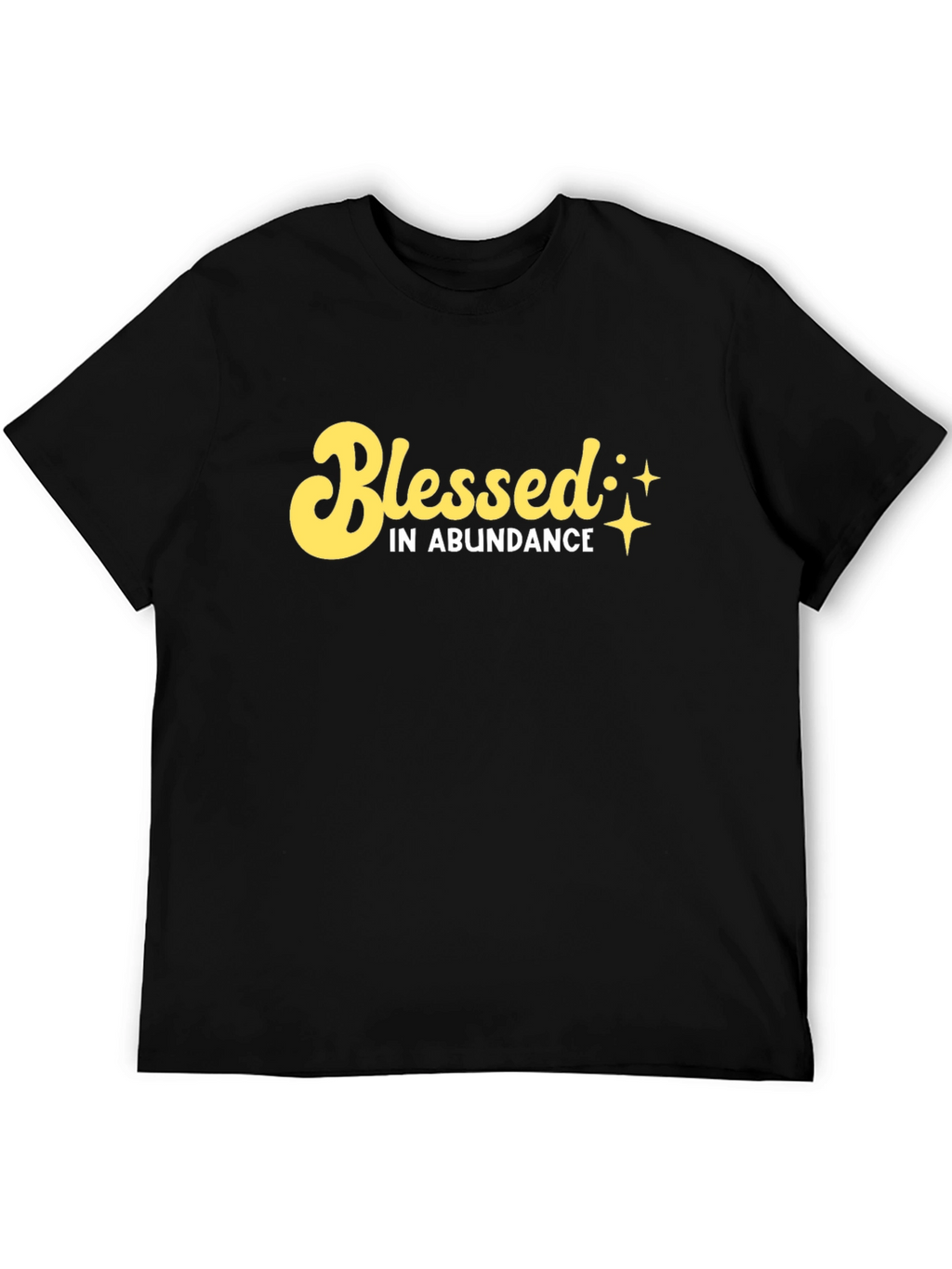 Blessed in Abundance Black T-Shirt
