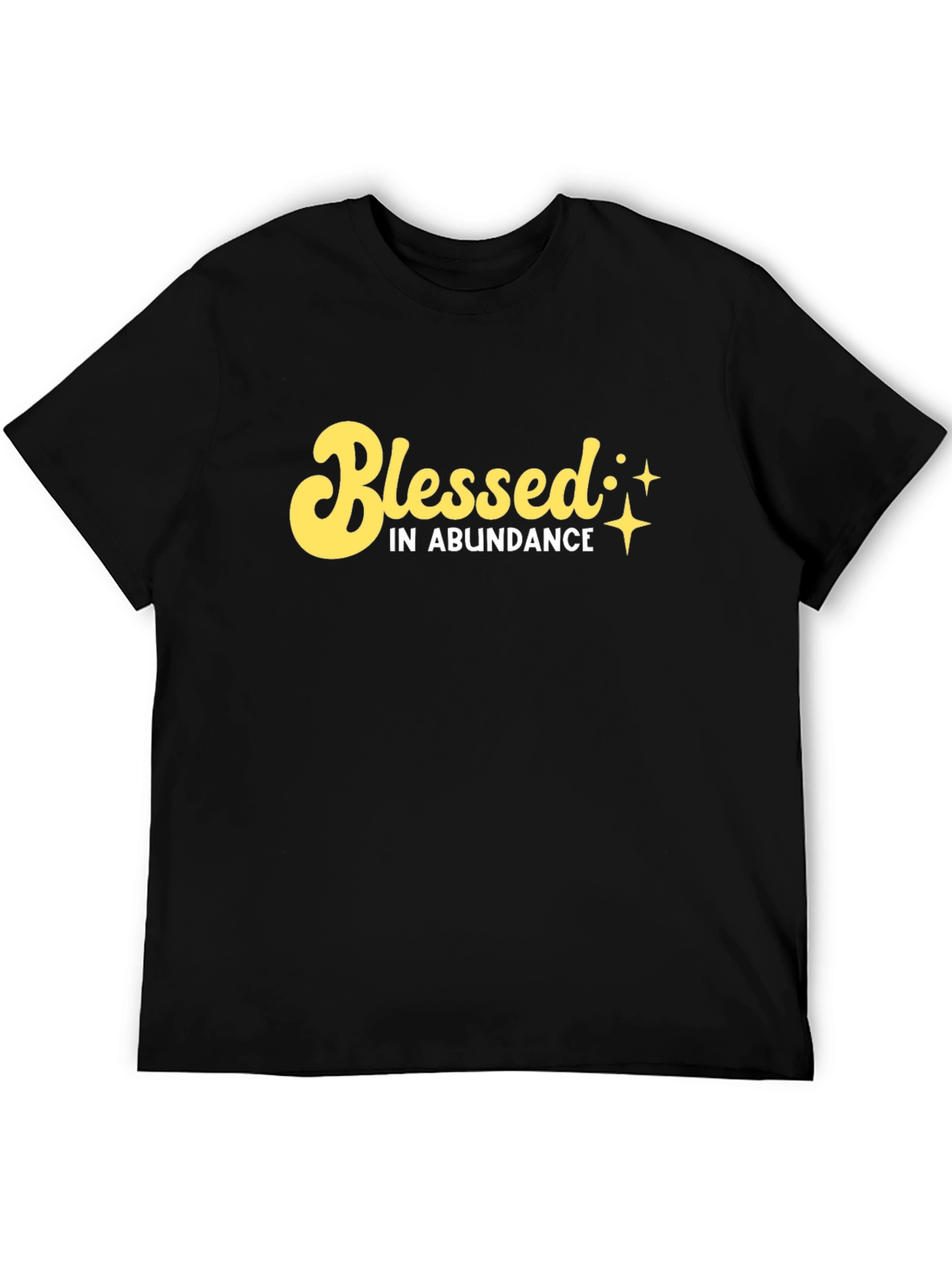 Blessed in Abundance Black T-Shirt