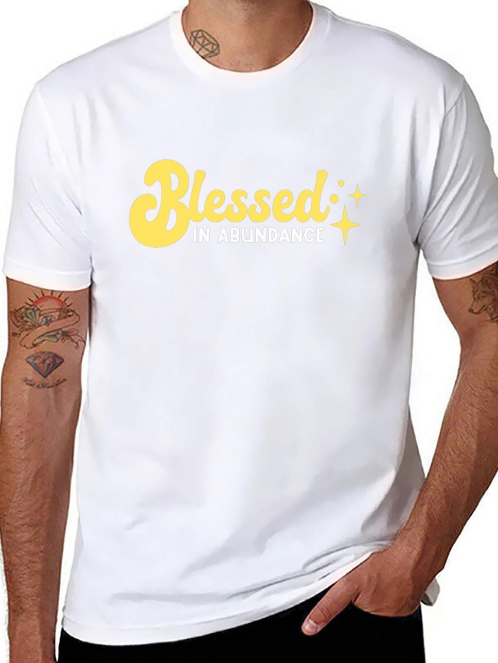 Blessed in Abundance Black T-Shirt