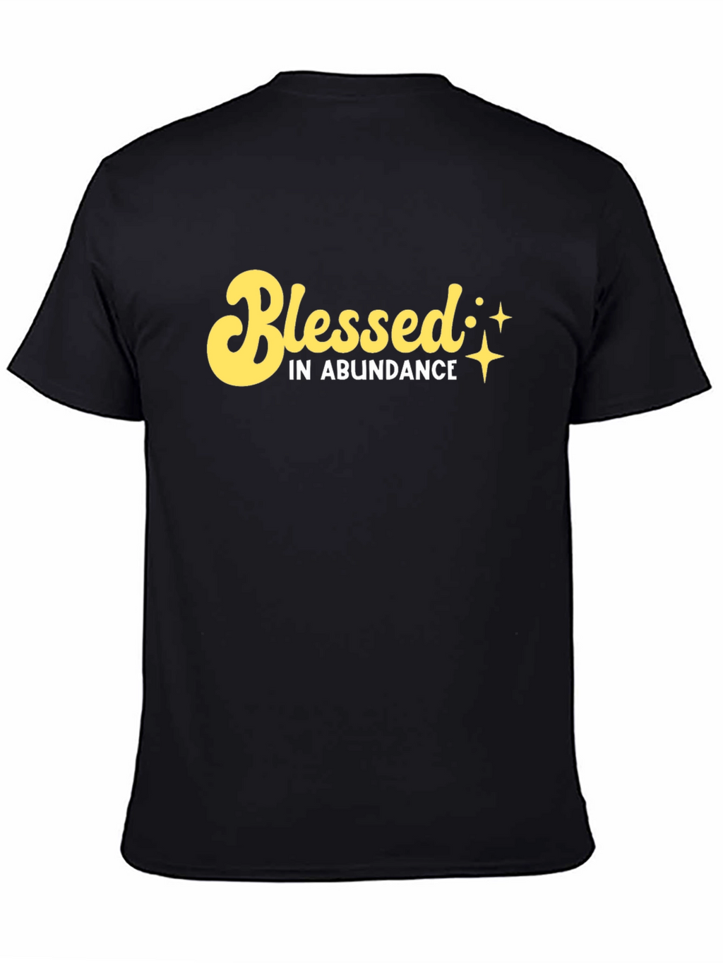 Blessed in Abundance Black T-Shirt