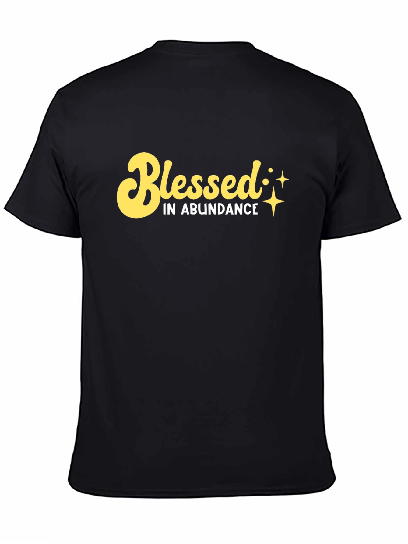 Blessed in Abundance Black T-Shirt