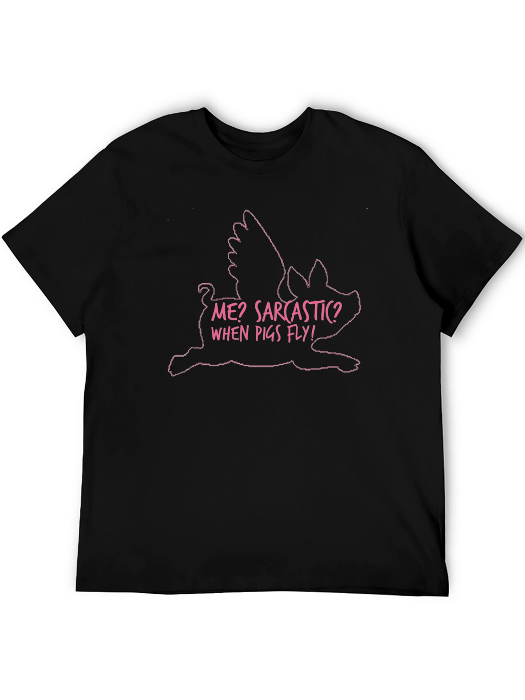 Sarcastic Flying Pig T-Shirt