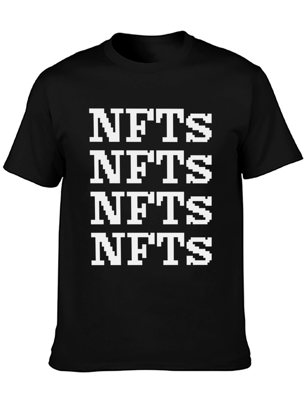 NFTs Graphic T-Shirt - Black Cotton Tee