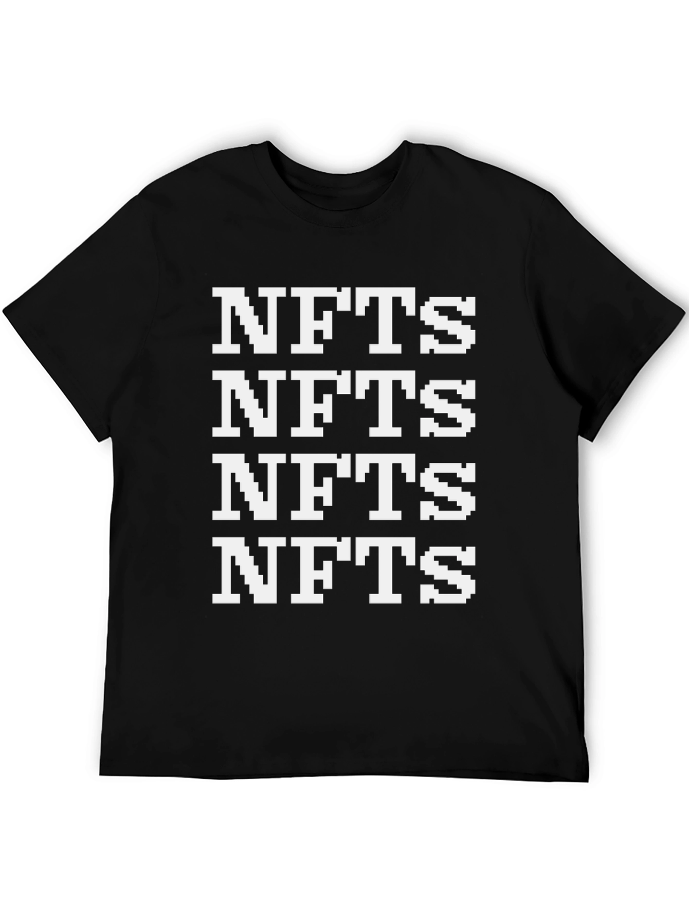 NFTs Graphic T-Shirt - Black Cotton Tee